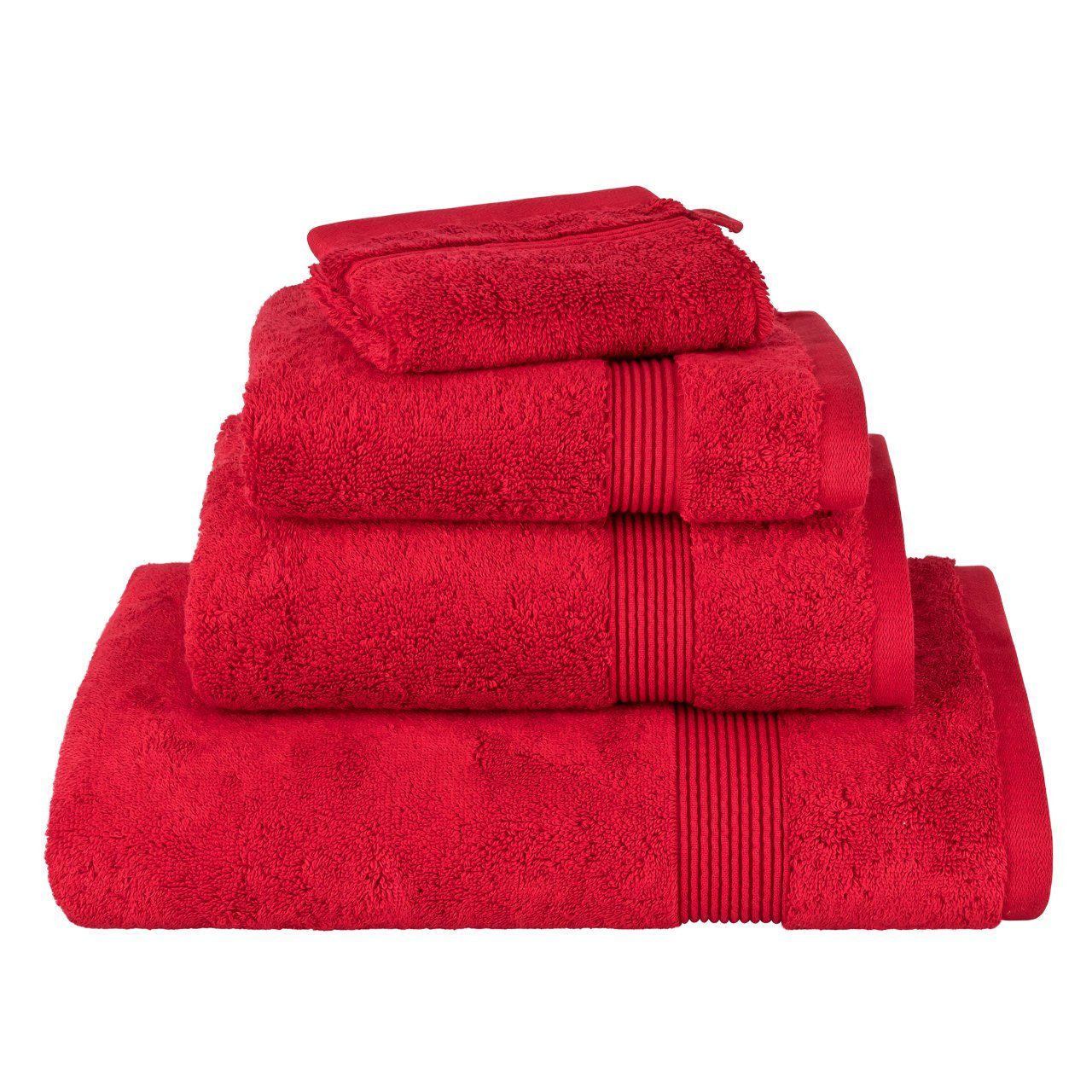 Blank Home Duschtücher Supima Lux Ruby Red | Badetücher