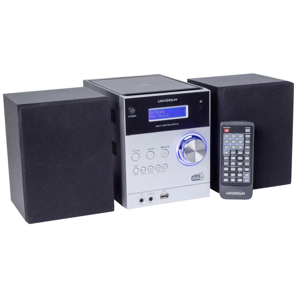 Universum Stereoanlage 221470 Stereoanlage (Akku-Ladefunktion, Inkl. Fernbedienung, Inkl. Lautsprecherbox)