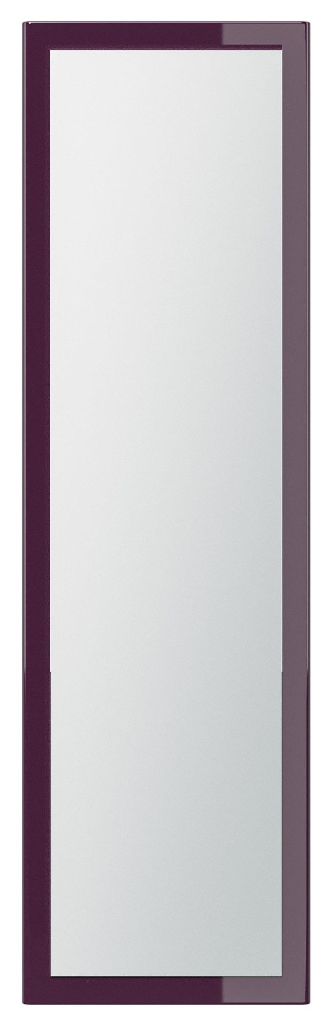 Magnolia Home Ablageregal Spiegel Emotion farbig eingerahmt 50x170 cm Brombeer