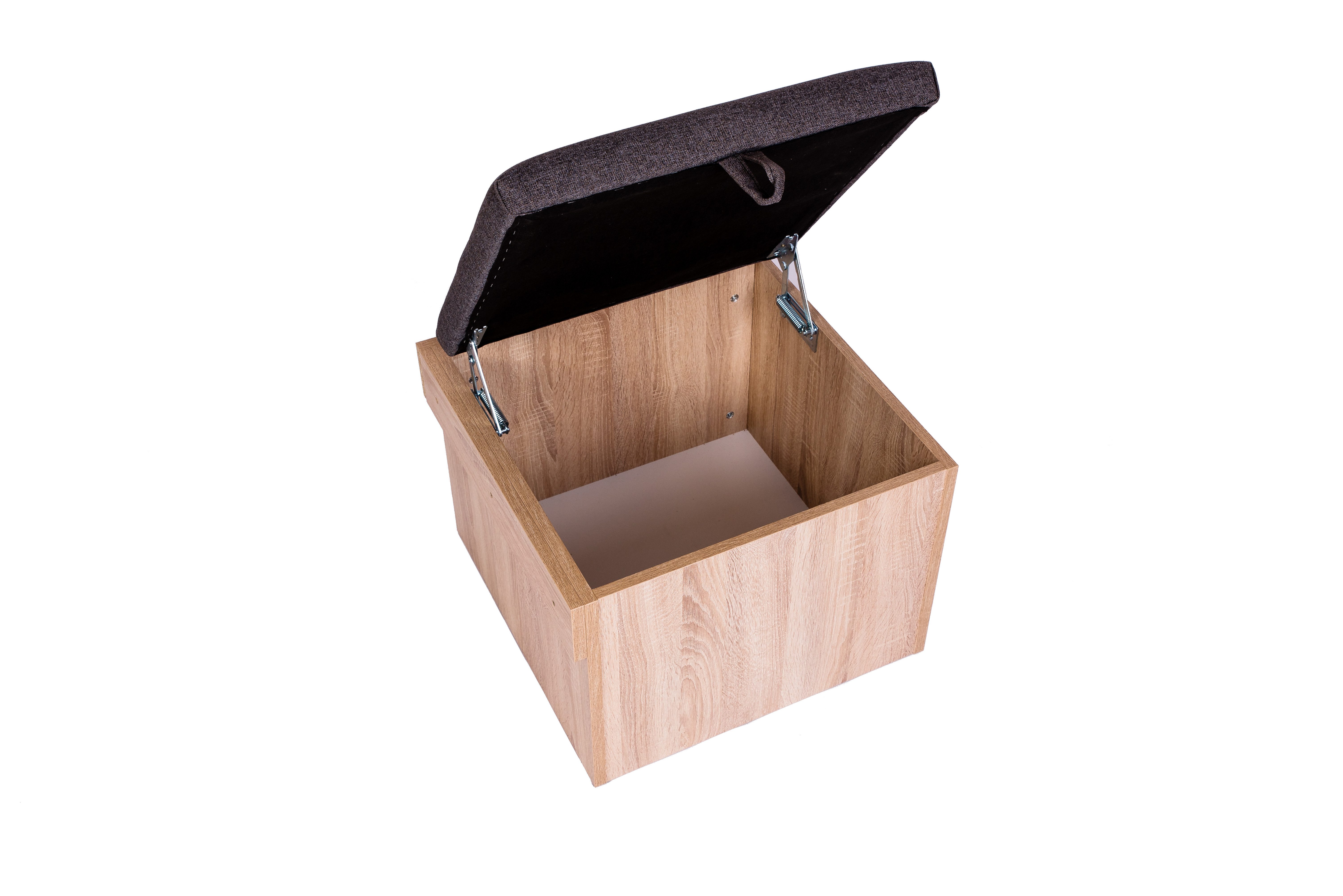 kundler home Sitzbank mit Truhe quadratisch, L57cm, ideal als Eckteil zur Truhenbank