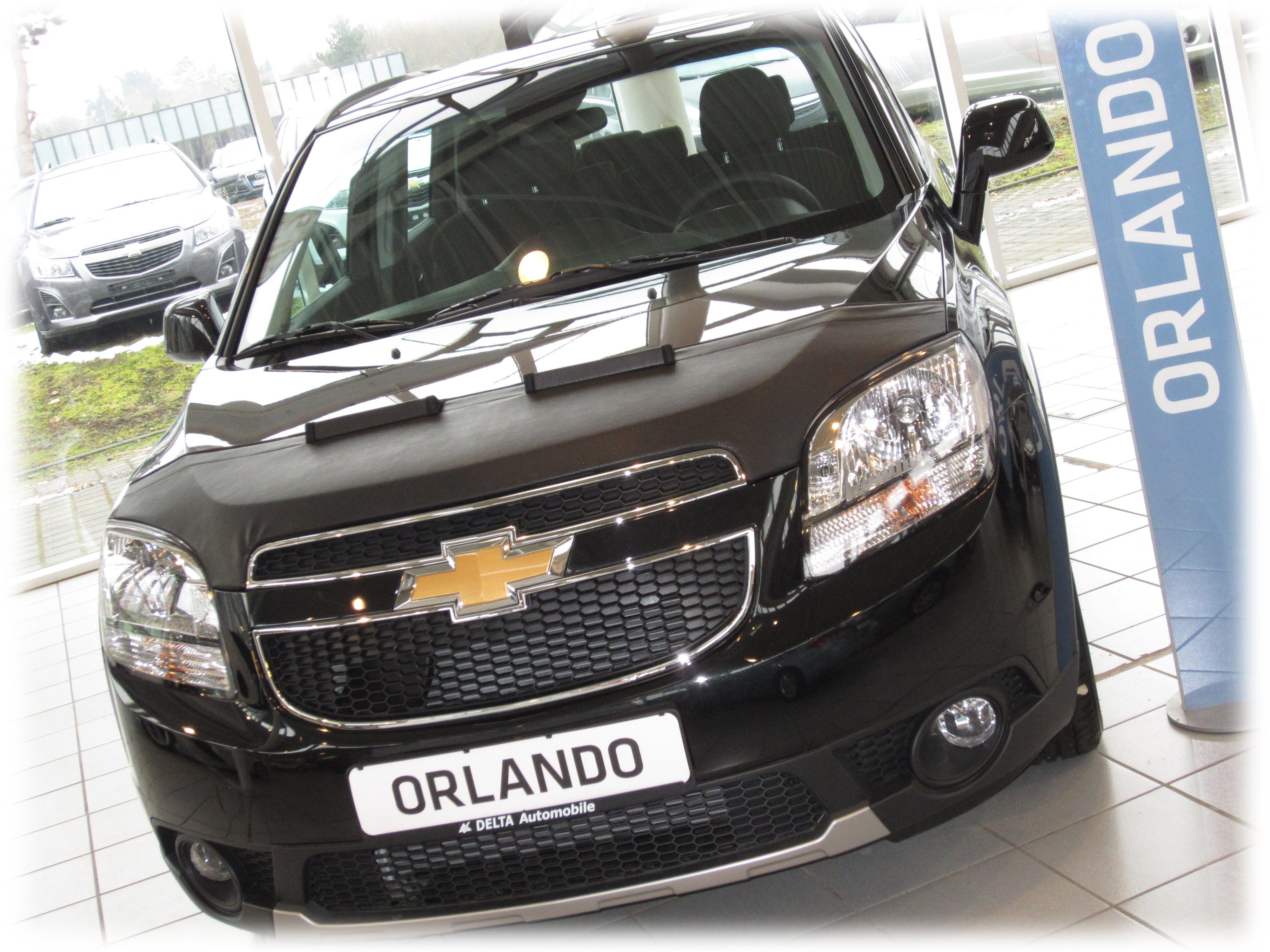 auto-bra Autoplane Steinschlagschutz kompatibel mit Chevrolet Orlando 2010 Haubenbra Bra