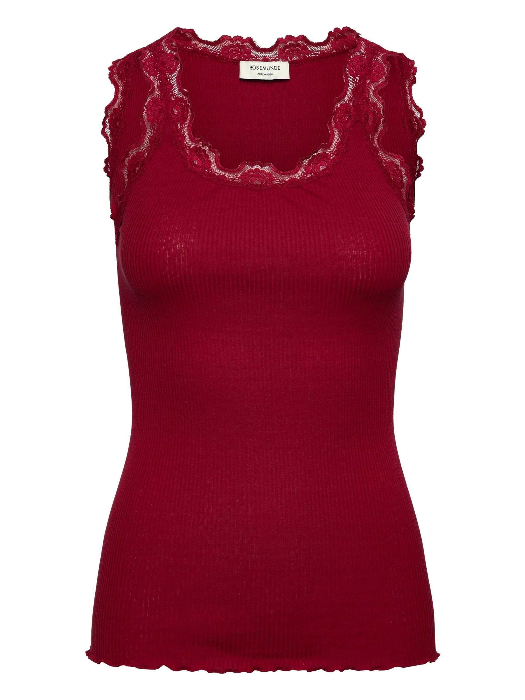 rosemunde Spitzentop Babette Silk Top mit Seide Vintage-Spitzenbesatz, mit Rundhalsausschnitt, hoher Seidenanteil – Bild 2 von 4