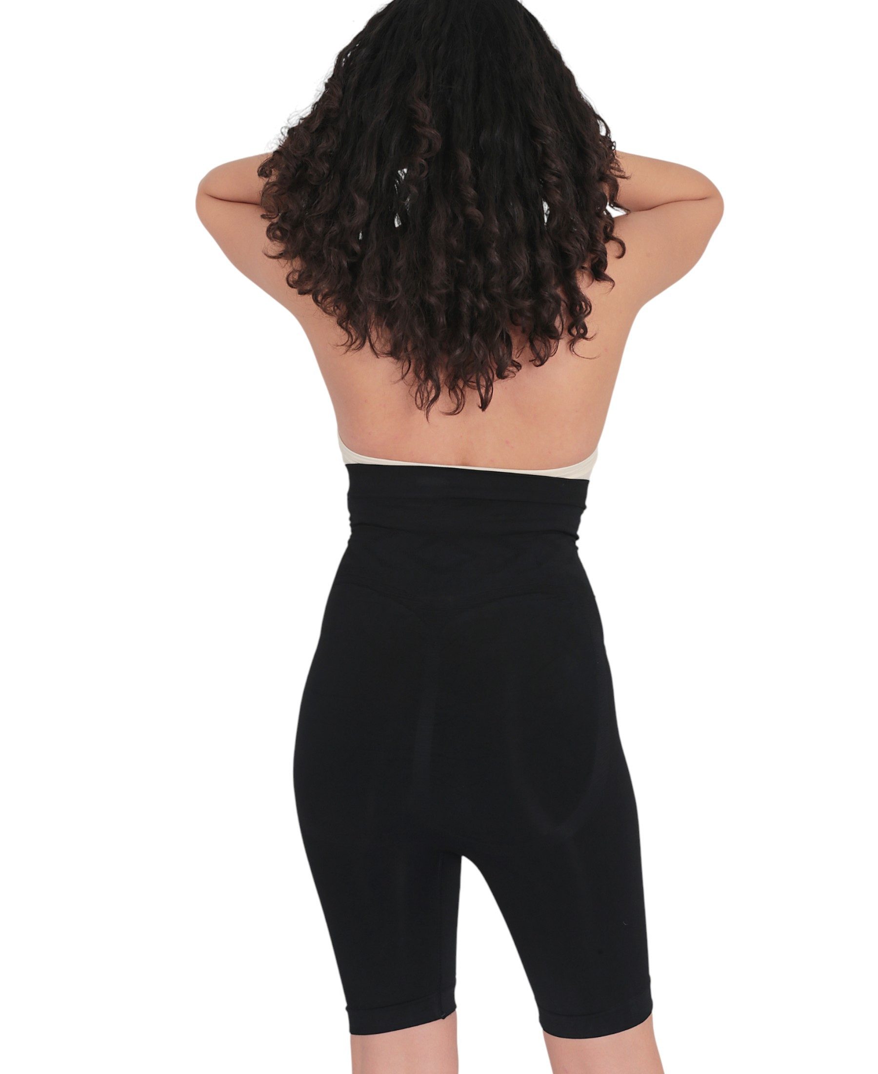 Formangel Miederslip Shaping Boxer Corsage mit hoher Taille, Silikonbund & Massagezonen (1-St) Anti-Rutsch-Silikonbund, Massage-Zone, seamless
