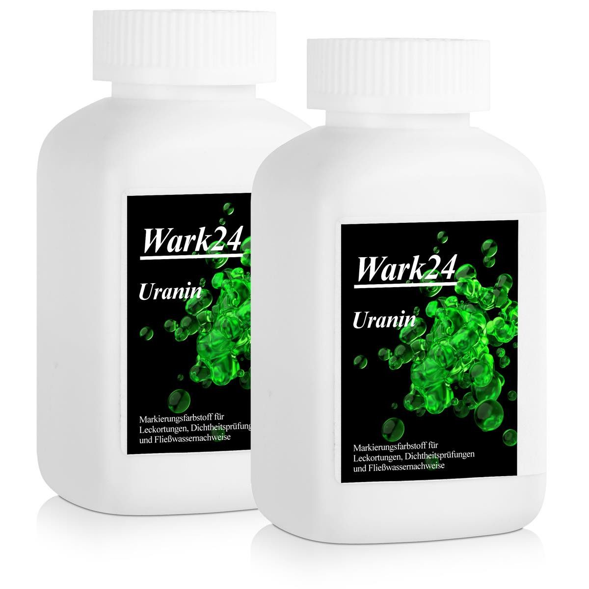 Wark24 Dichtstoff Wark24 Uranin 100g Fluorescein Dichtigkeitsprüfungen Strömungsanalyse