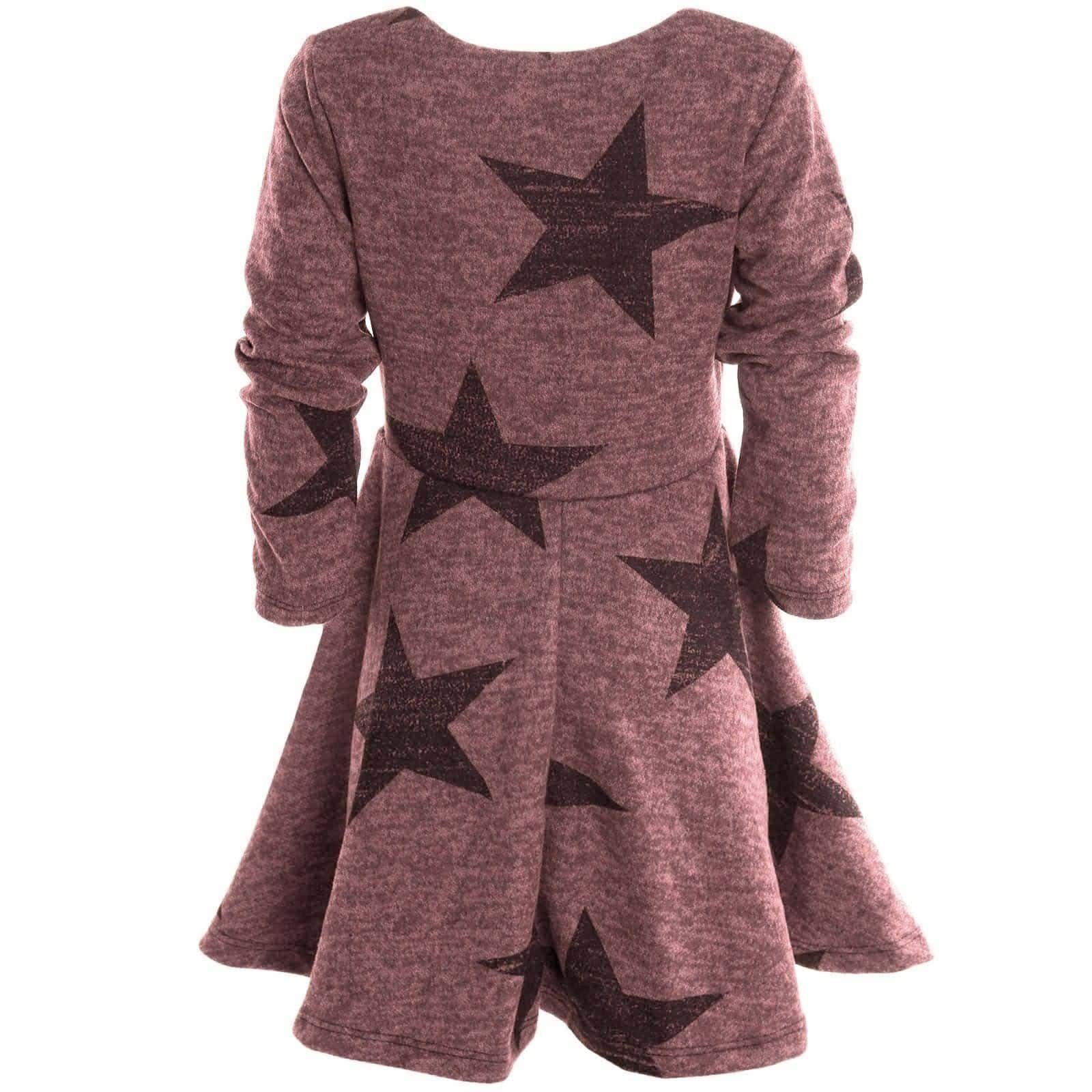 Winter BEZLIT Rock Rosa schwingender Mädchen Sweatkleid (1-tlg) 20678 Kleid