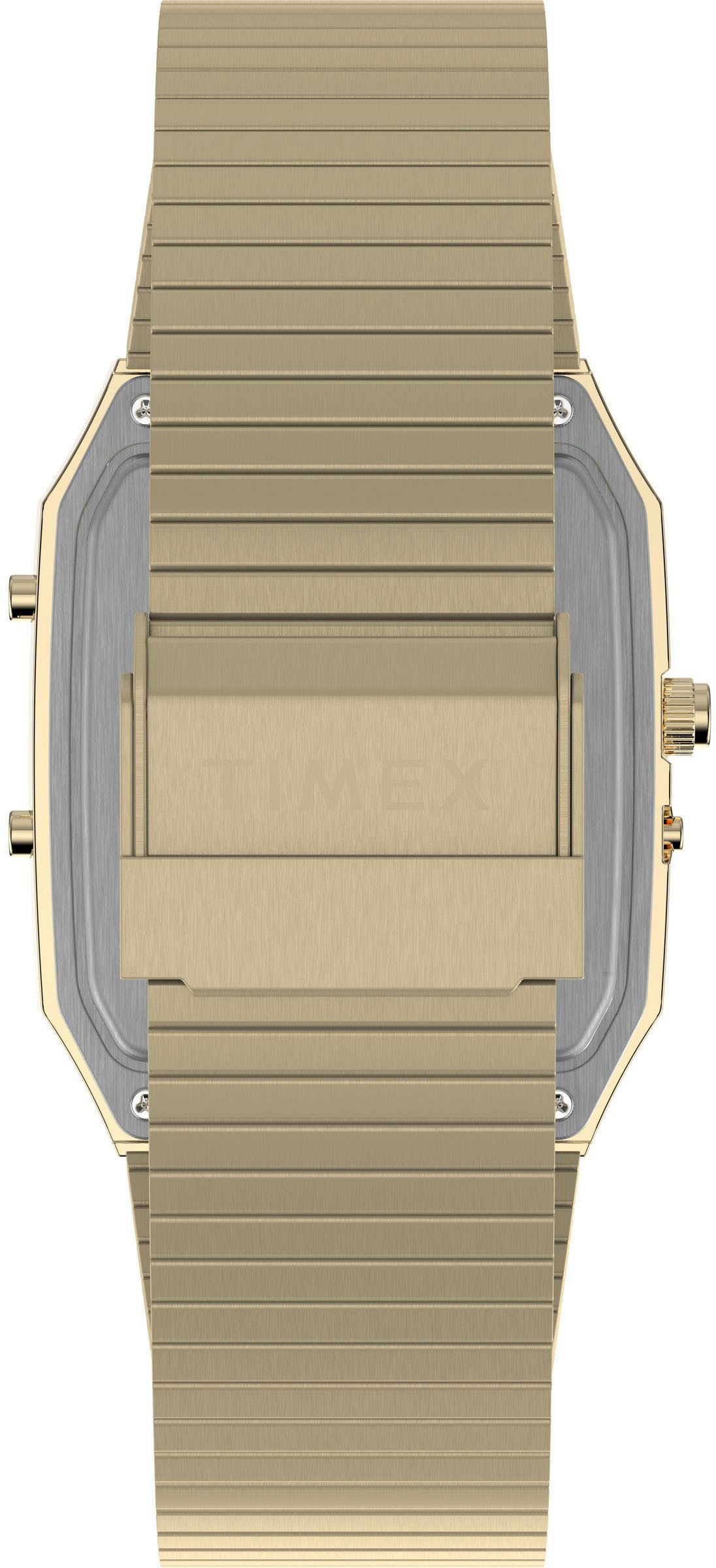 Timex Quarzuhr REISSUE TW2Y06000AJ, Armbanduhr, Herrenuhr, Damenuhr,digital,Edelstahlarmband