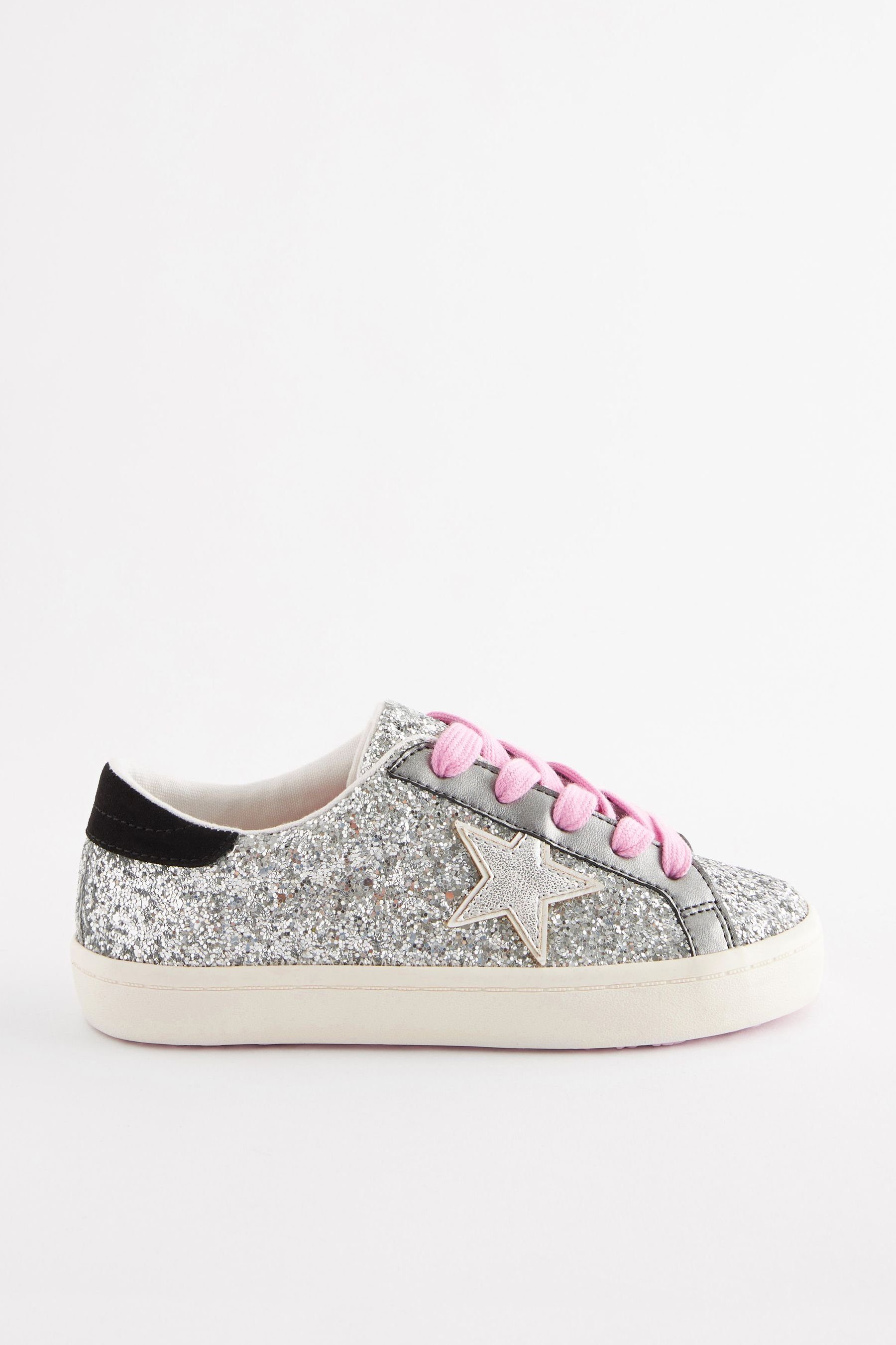 Next Star Sneaker zum Schnüren Sneaker (1-tlg) Silver/Pink