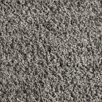 Teppich Klassischer Kuschelteppich warm & kuschelig, in anthrazit, TeppichHome24, rechteckig, Höhe: 25 mm