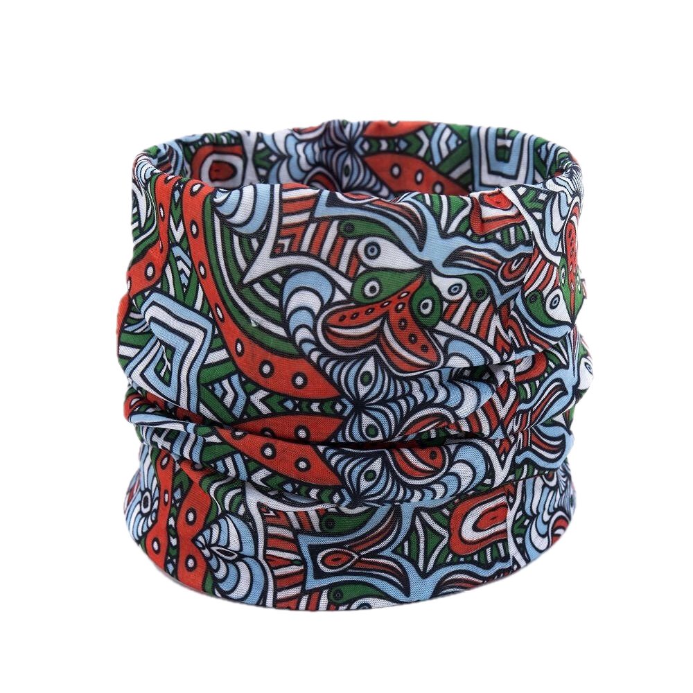 LK Trend & Style Multifunktionstuch Schlauchtuch, Halstuch, Stirnband, Mütze, (Joggen Trekking Wandern Radfahren Bike Loop Schal, Ein Alleskönner, Sonnenschutz), vielseitig einsetzbar