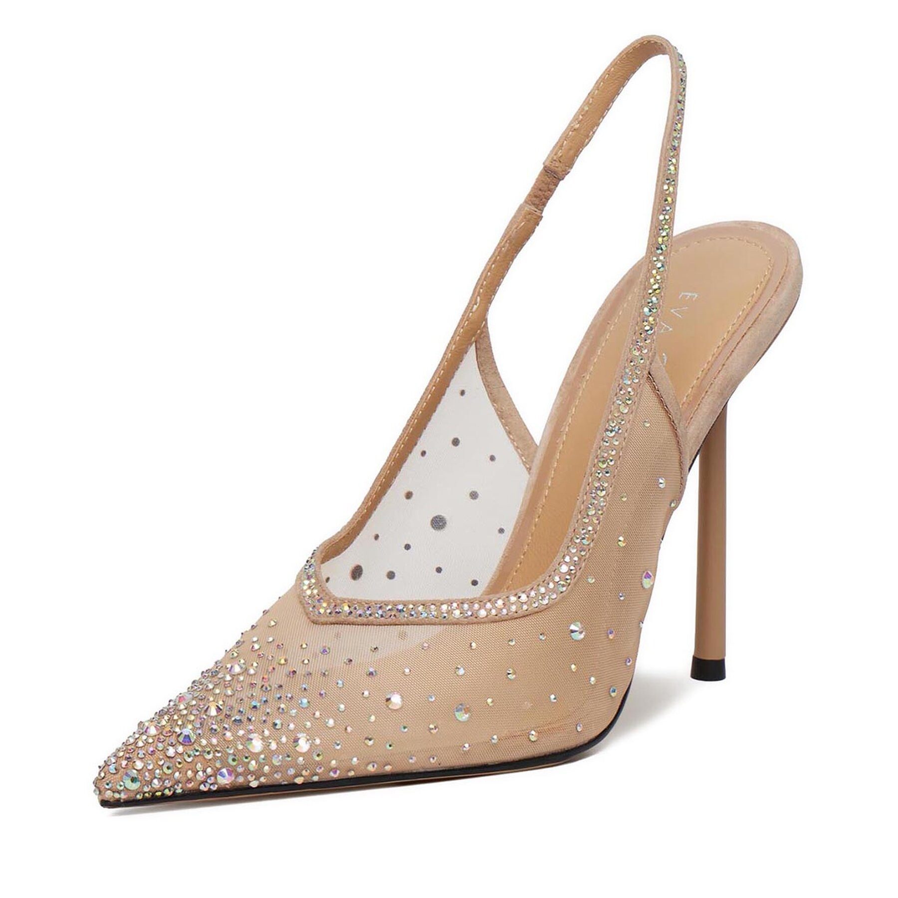 Eva Minge Eva Minge Damen Beige High Heels High-Heel-Stiefel