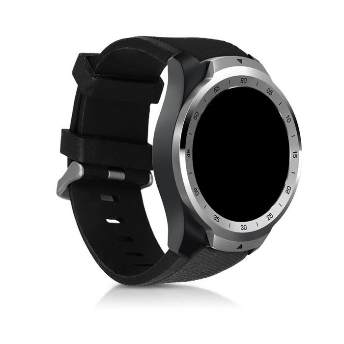 kwmobile Uhrenarmband Armband für Ticwatch Pro Smartwatch Ersatzarmband Fitnesstracker - Fitness Band Silikon