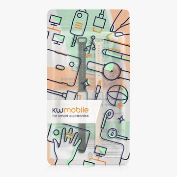 kwmobile Uhrenarmband 2x Sportarmband für Xiaomi Smart Band 8 Active, Armband TPU Silikon Set Fitnesstracker