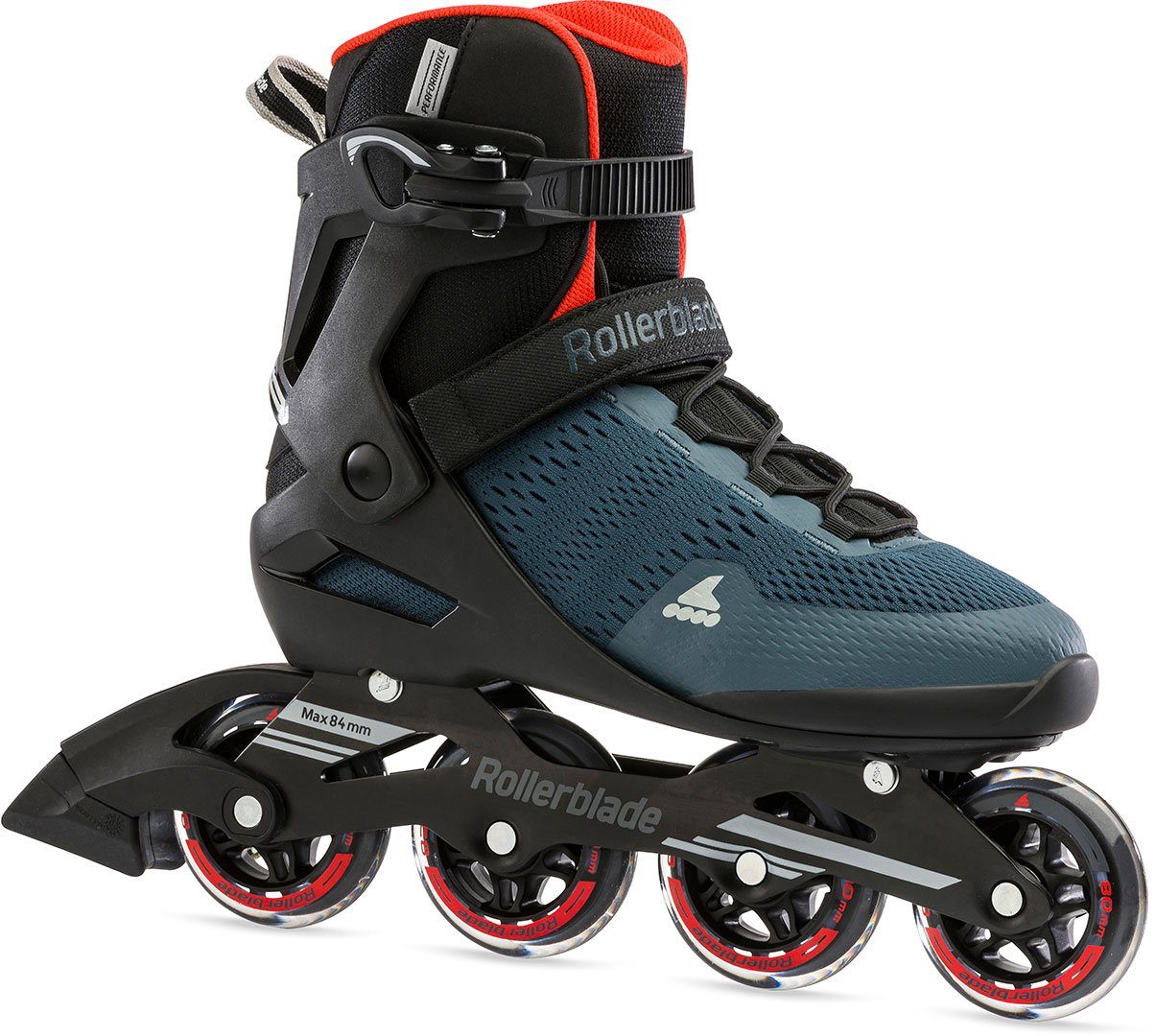Inlineskates ROLLERBLADE SIRIO 80 Inline Skate blue/spicy orange