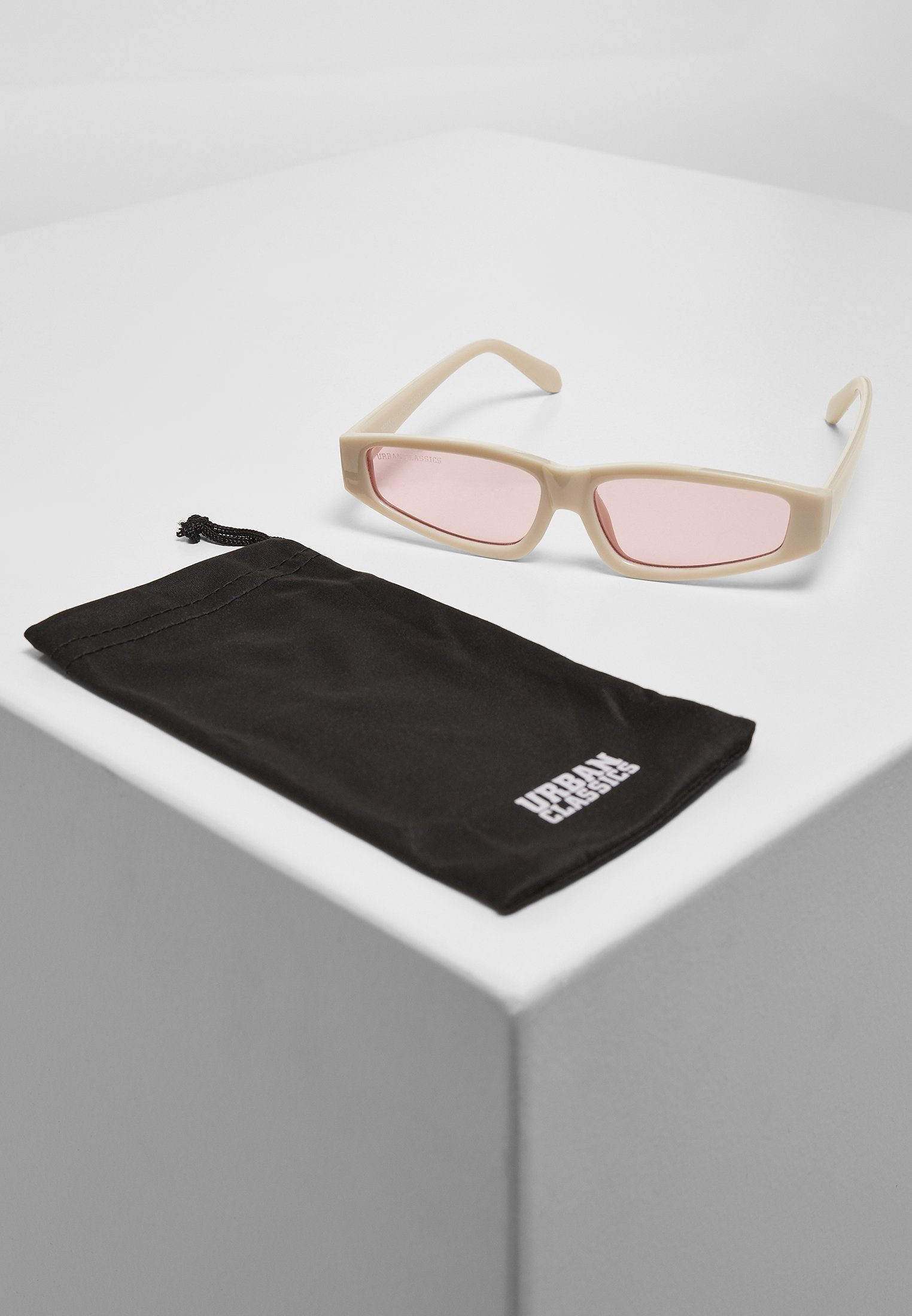 URBAN CLASSICS Sonnenbrille brown/brown+offwhite/pink 2-Pack Sunglasses Lefkada Unisex