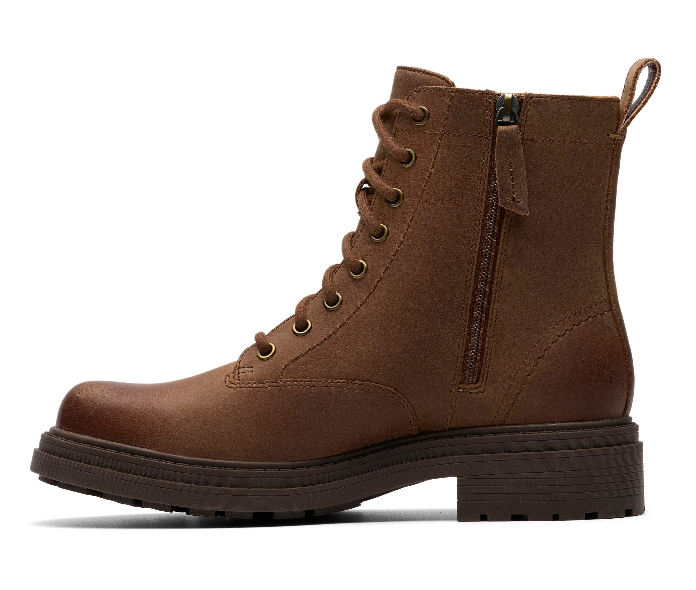 Clarks Orinoco 3 Style Schnürboots Stiefel, Schnürboots mit Blockabsatz
