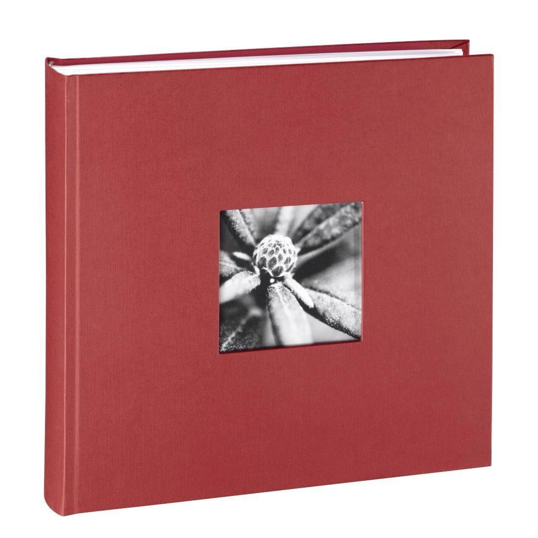 Hama Fotoalbum Jumbo Fotoalbum 30 x 30 cm, 100 Seiten, Album, Bordeaux