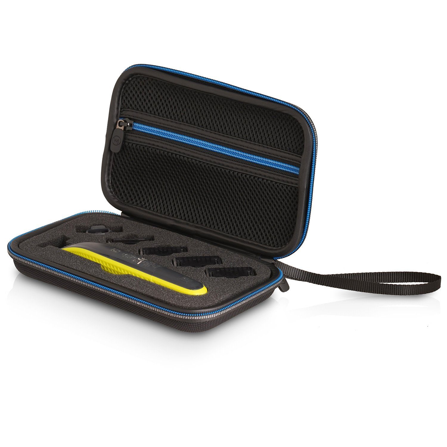 Wicked Chili Rasierer-Etui Tasche für Phillips OneBlade QP2530 QP2520 QP2630 Case n.Z., Hard-shell Schutzhülle / Strapazierfähiges Material / Passgenau / Inla – Bild 4 von 5