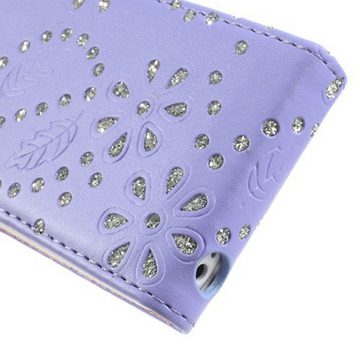 König Design Handyhülle Apple iPhone 5c, Apple iPhone 5c Handyhülle Backcover Violett