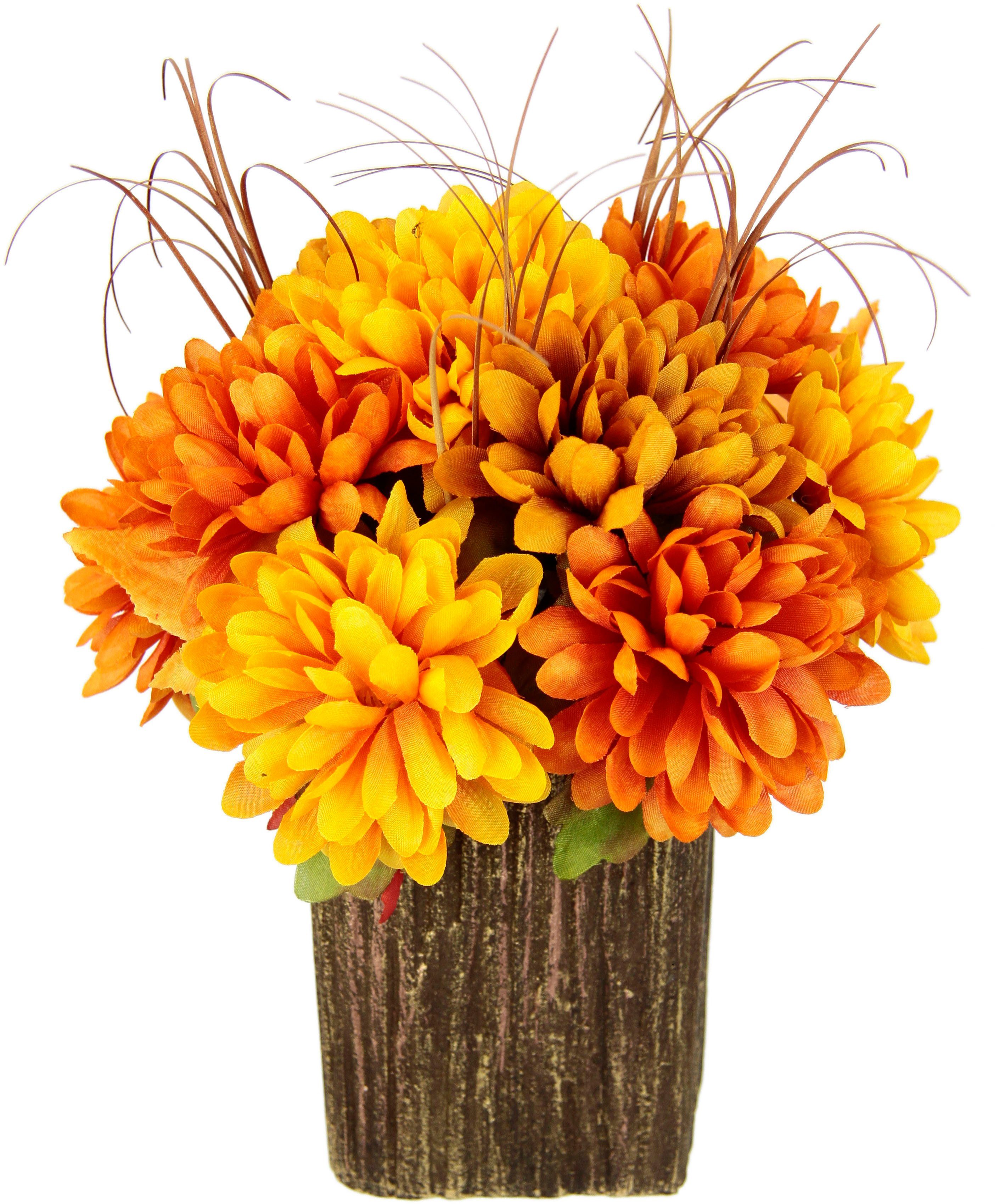 Kunstblume Chrysanthemen im Topf Chrysantheme, I.GE.A., günstig online kaufen