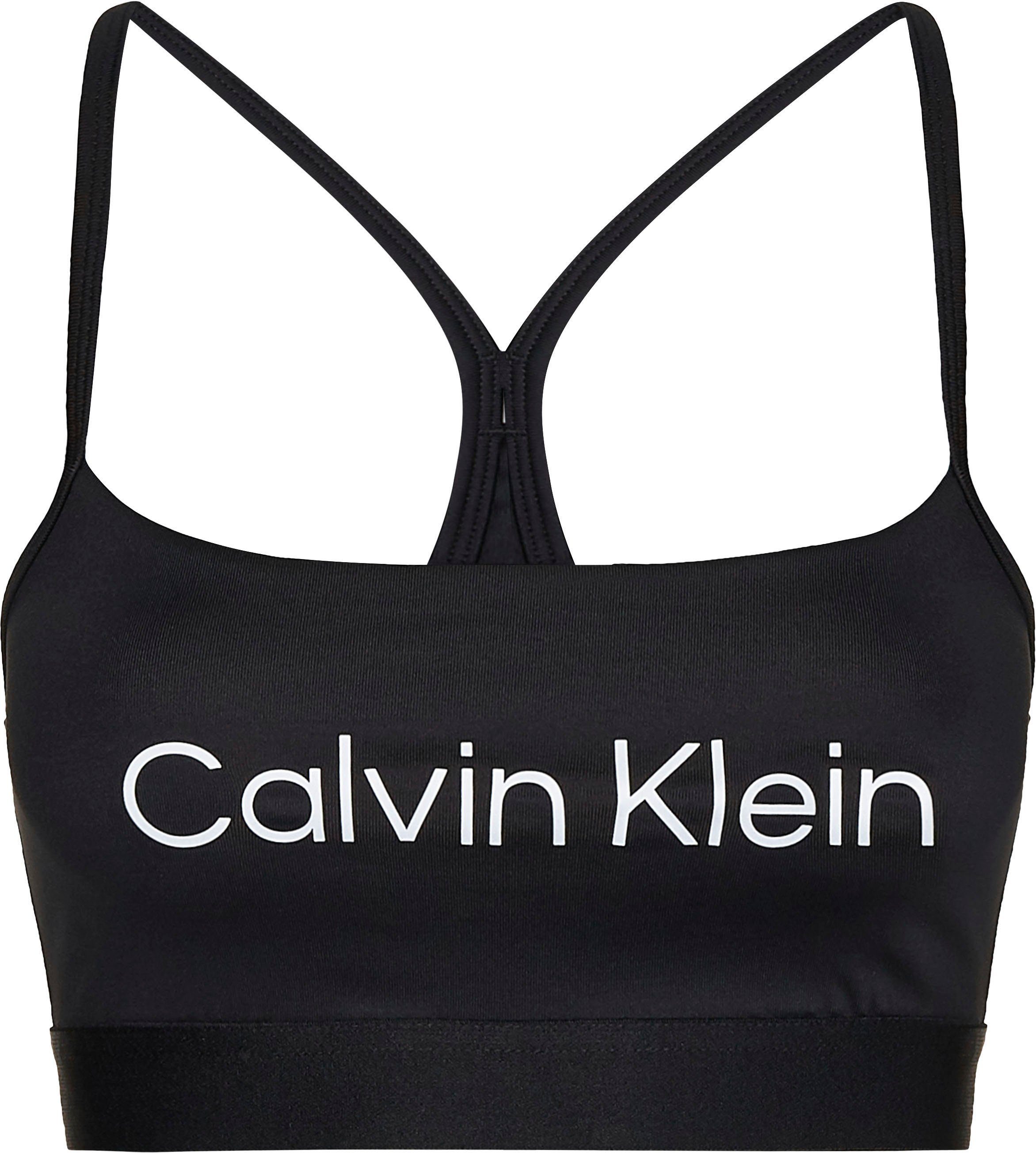 Bra Sports Klein von Calvin Sportives Sport Calvin Support Klein Calvin mit WO Klein Low Performance Logoschriftzug, Bustier - Sport-Bustier