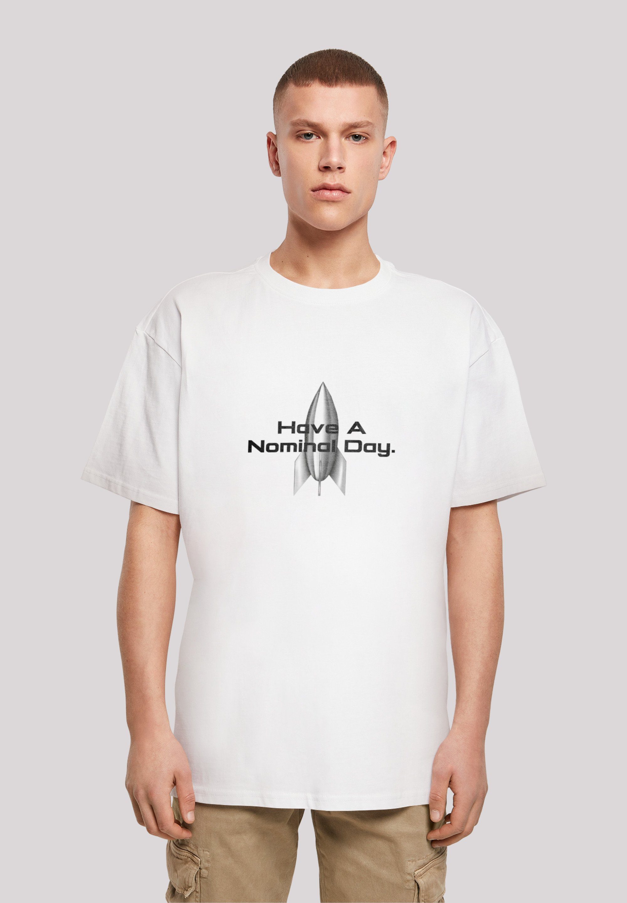 Print Nominal PHIBER weiß T-Shirt SpaceOne F4NT4STIC