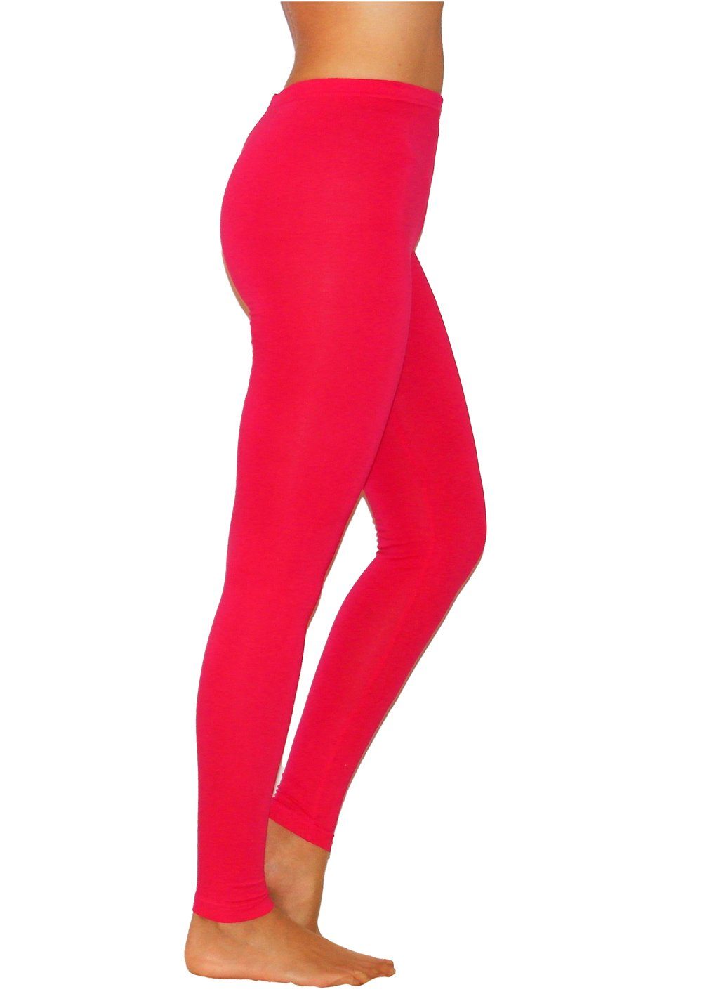 YESET Leggings Damen Leggings lang Hose Gamaschen PINK S-34