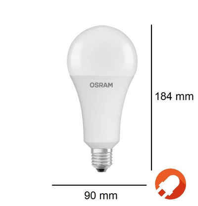 Osram LED-Leuchtmittel SEHR HELLE E27 PARATHOM LED LAMPE, E27, Warmweiß
