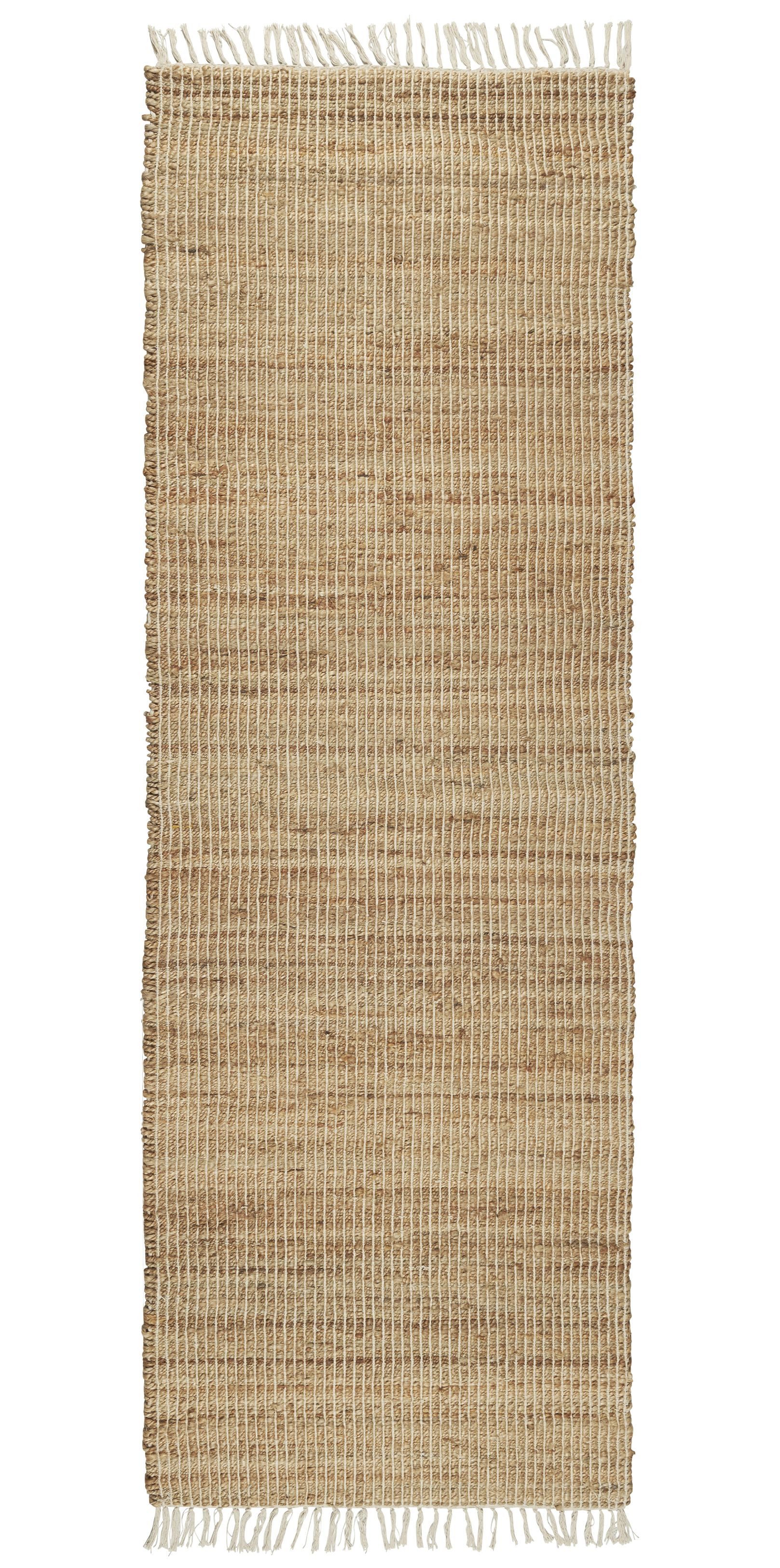 Ib Laursen Дорожка Ib Laursen - Teppich Дорожка Wohnraum 80x250cm Jute Baumwolle Braun