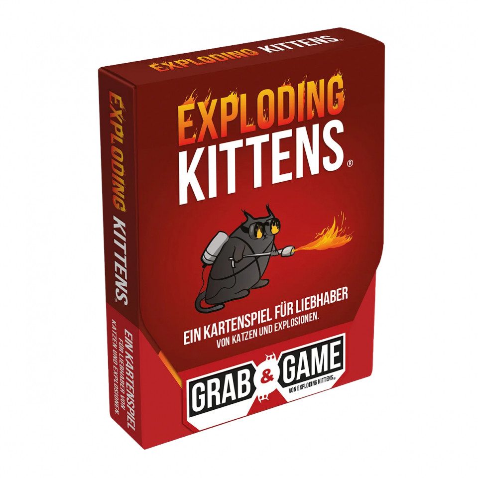 Exploding Kittens Spiel, Exploding Kittens Grab & Game - deutsch