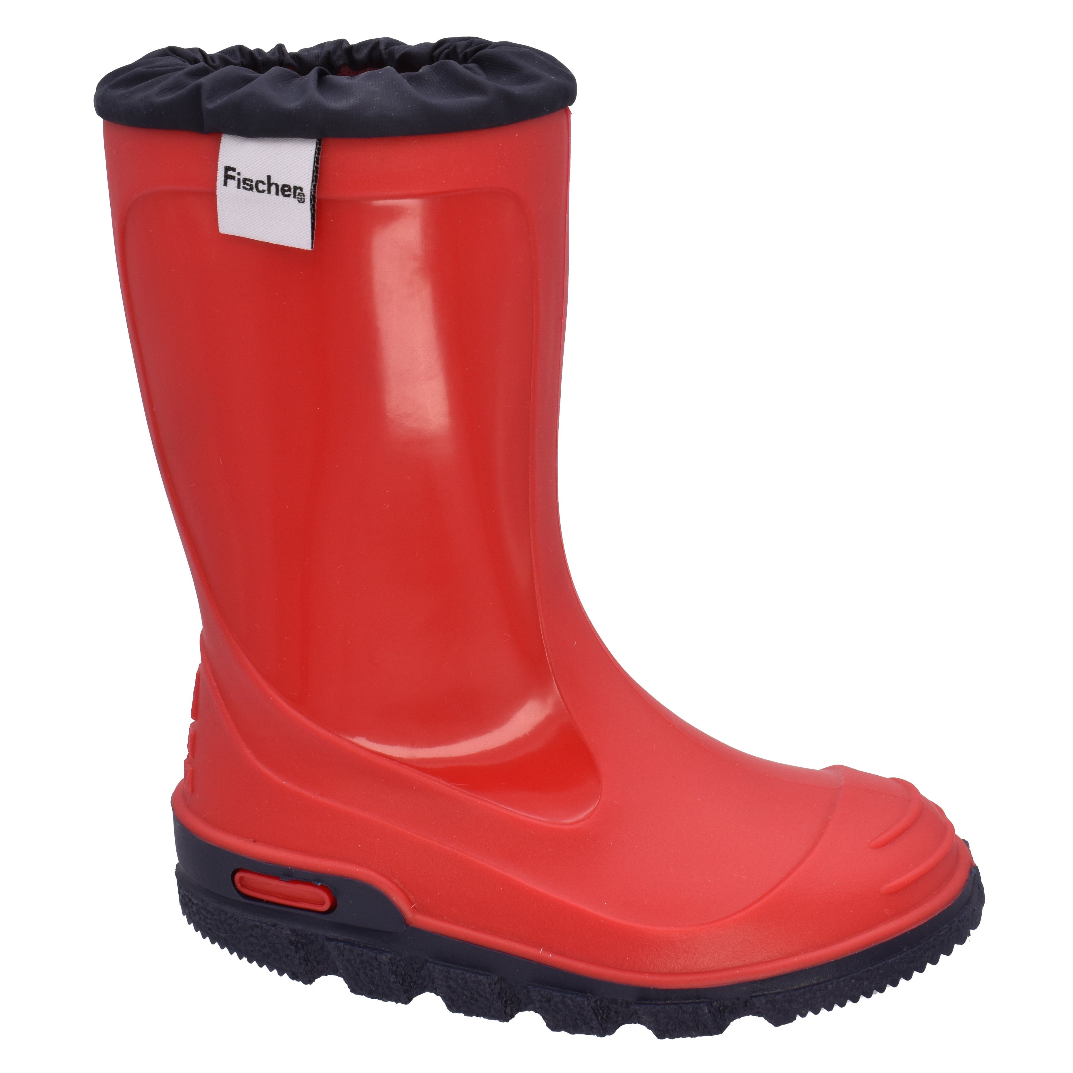 Fischer-Markenschuh Fille Gummistiefel aus PVC, wasserdicht, ungefüttert