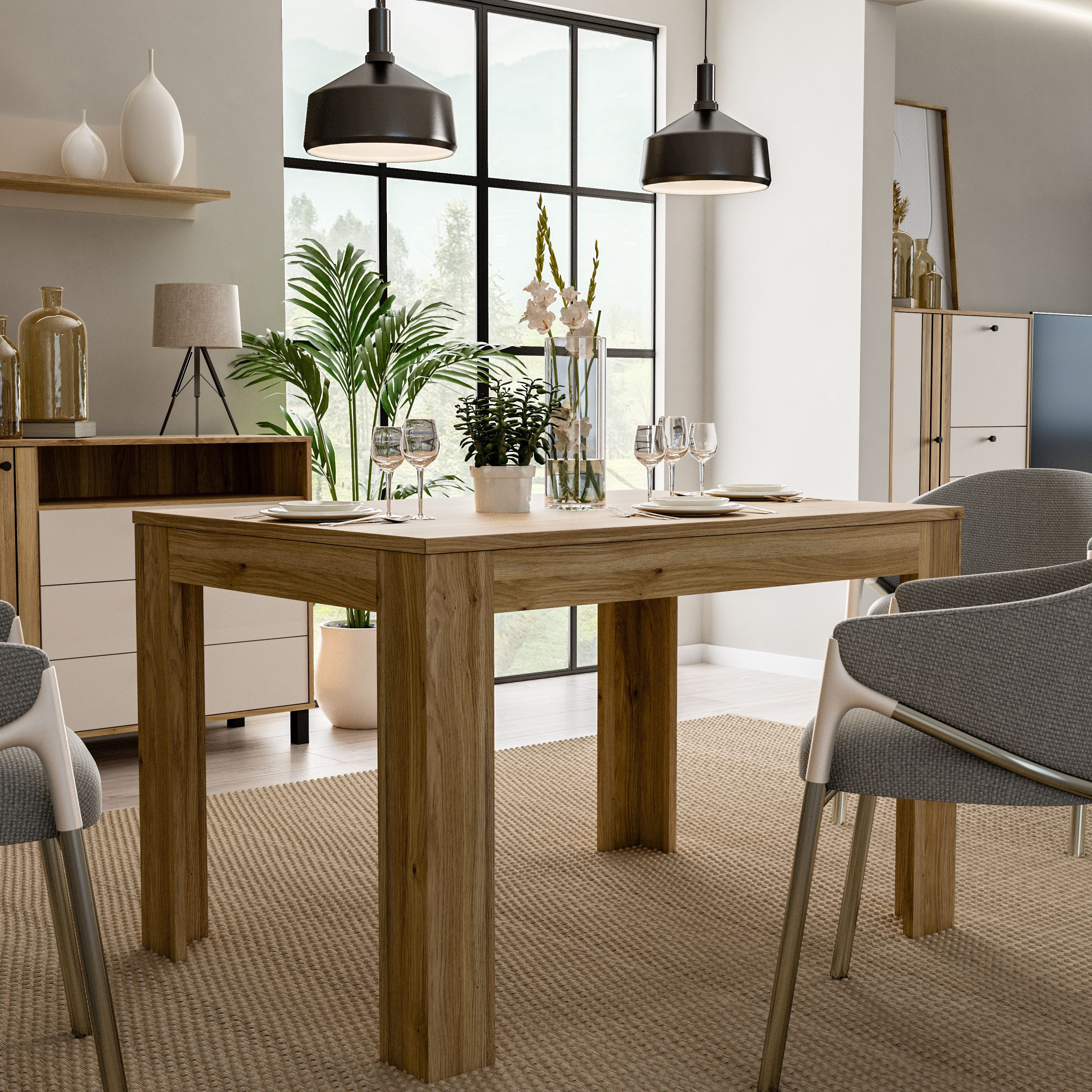 FORTE Esstisch Killarney, Esstisch, ausziehbar, pflegeleicht günstig online kaufen