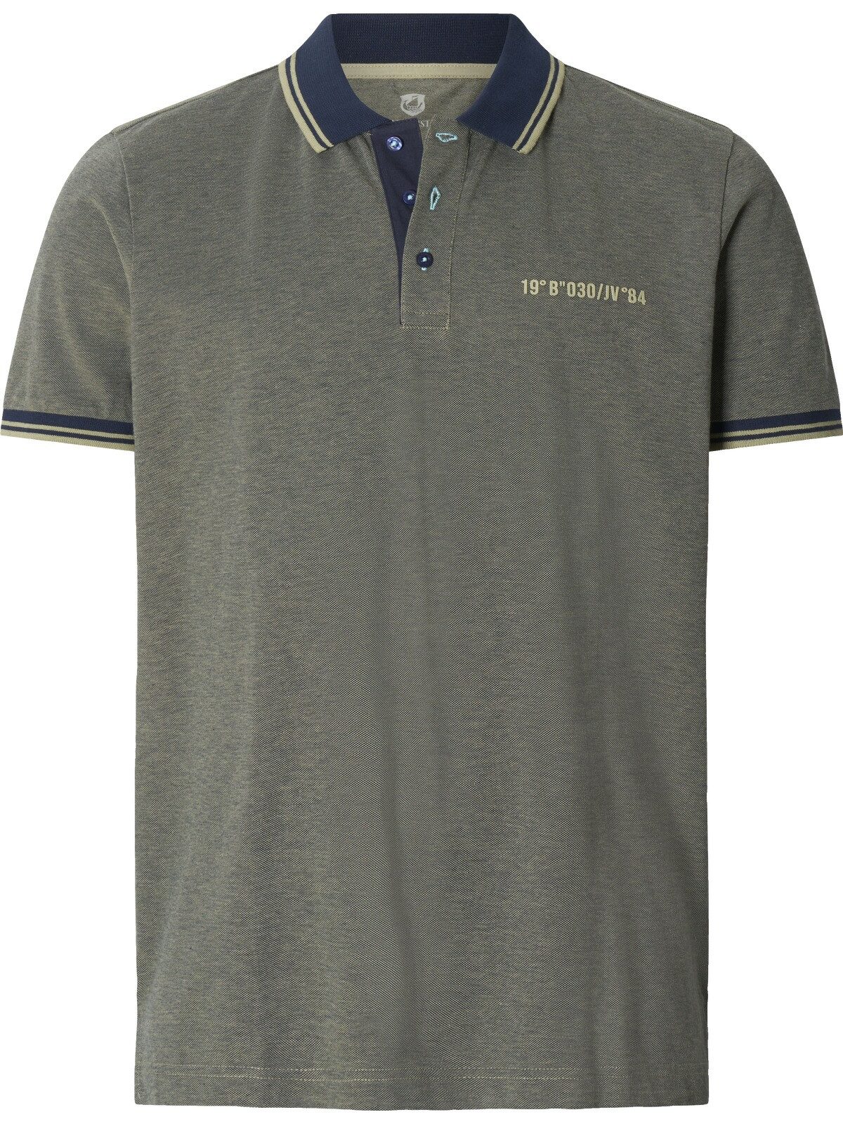 Jan Vanderstorm Poloshirt MUNAR mit klassischem Polokragen