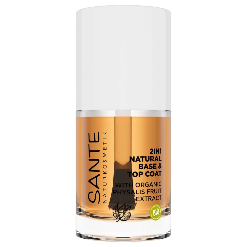 SANTE Nagellack Nail - 2in1 Natural Base & Top Coat 10ml