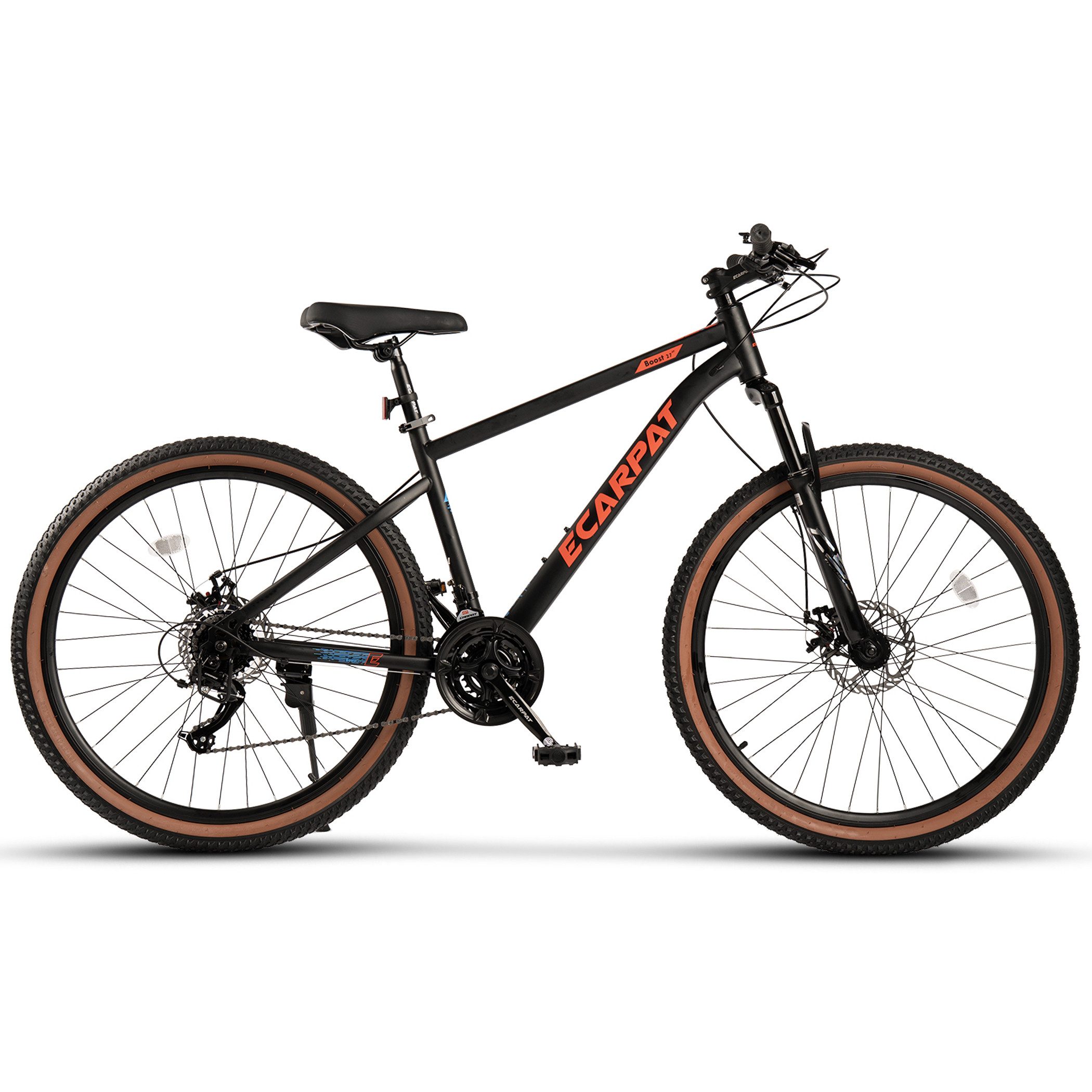 CARPAT SPORT Mountainbike 26 27.5 29 Zoll Fahrrad für Herren Damen, Mädchen und Jungen, 21 Gang, Hochwertiger Rahmen, Jugendfahrrad MTB Hardtail Fahrrad Bike