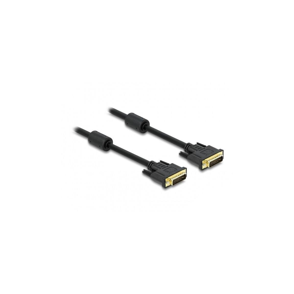 Delock 83112 - Kabel DVI 24+5 Stecker zu DVI 24+5 Stecker 3 m schwarz Computer-Kabel, DVI, DVI