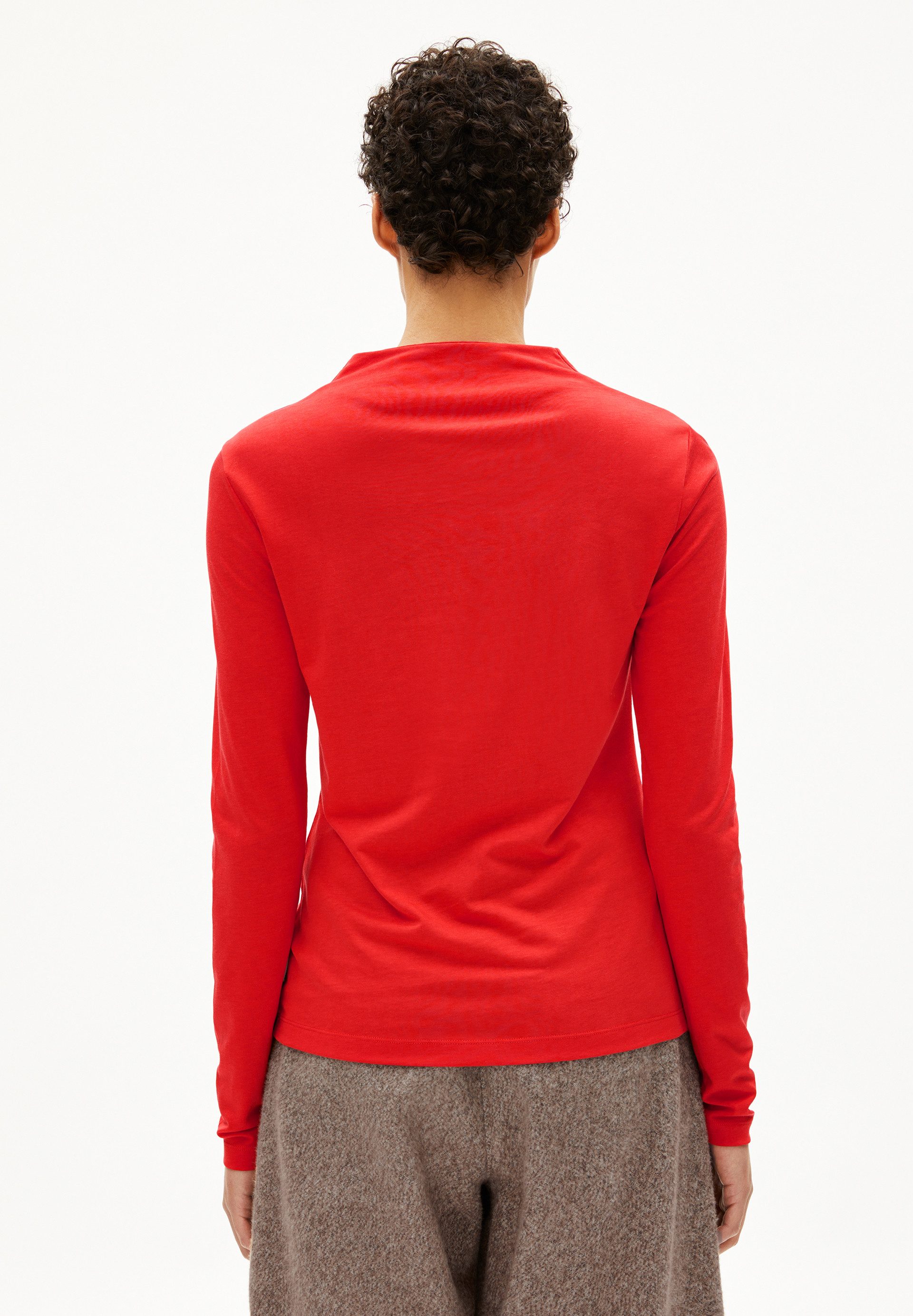 Armedangels Longsleeve CALUNAA Longsleeve aus Bio-Woll Mix Slim Fit
