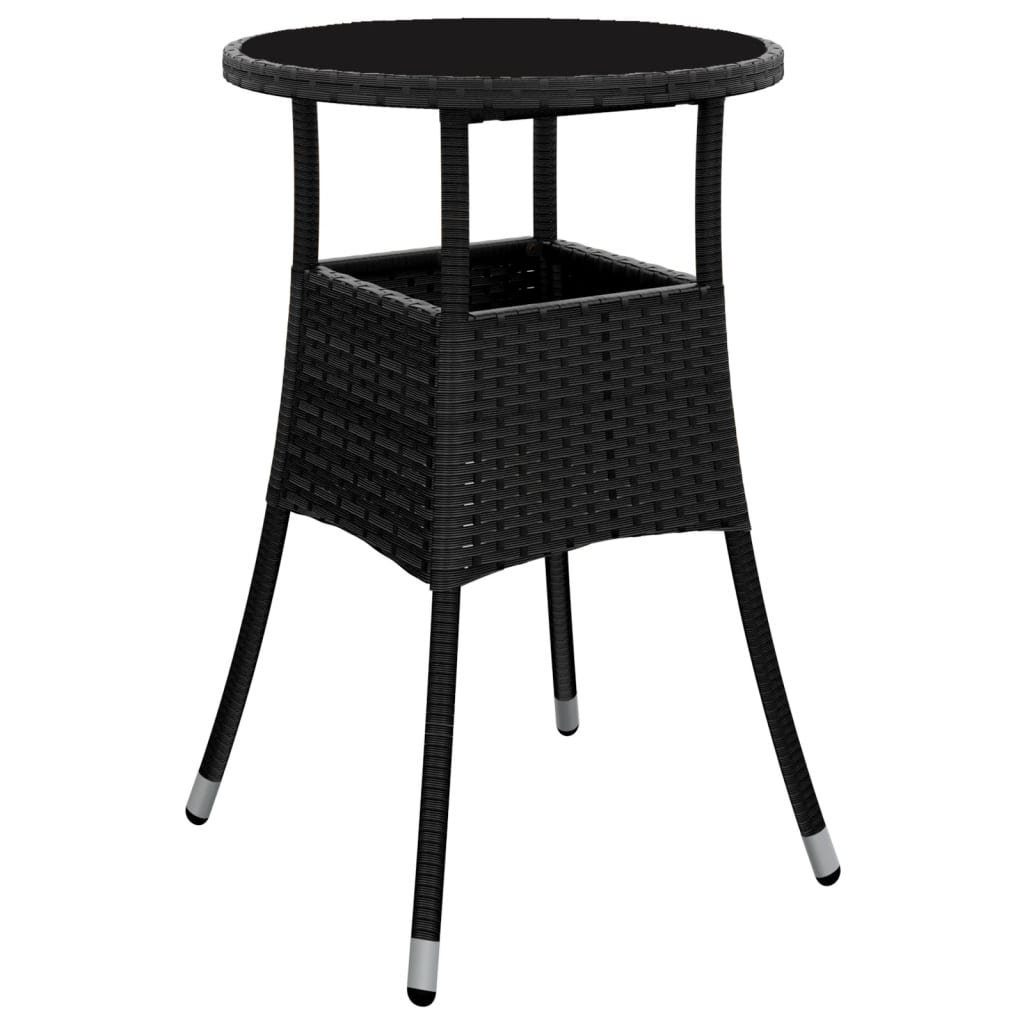 vidaXL Gartentisch Gartentisch Ø60x75 cm Hartglas günstig online kaufen
