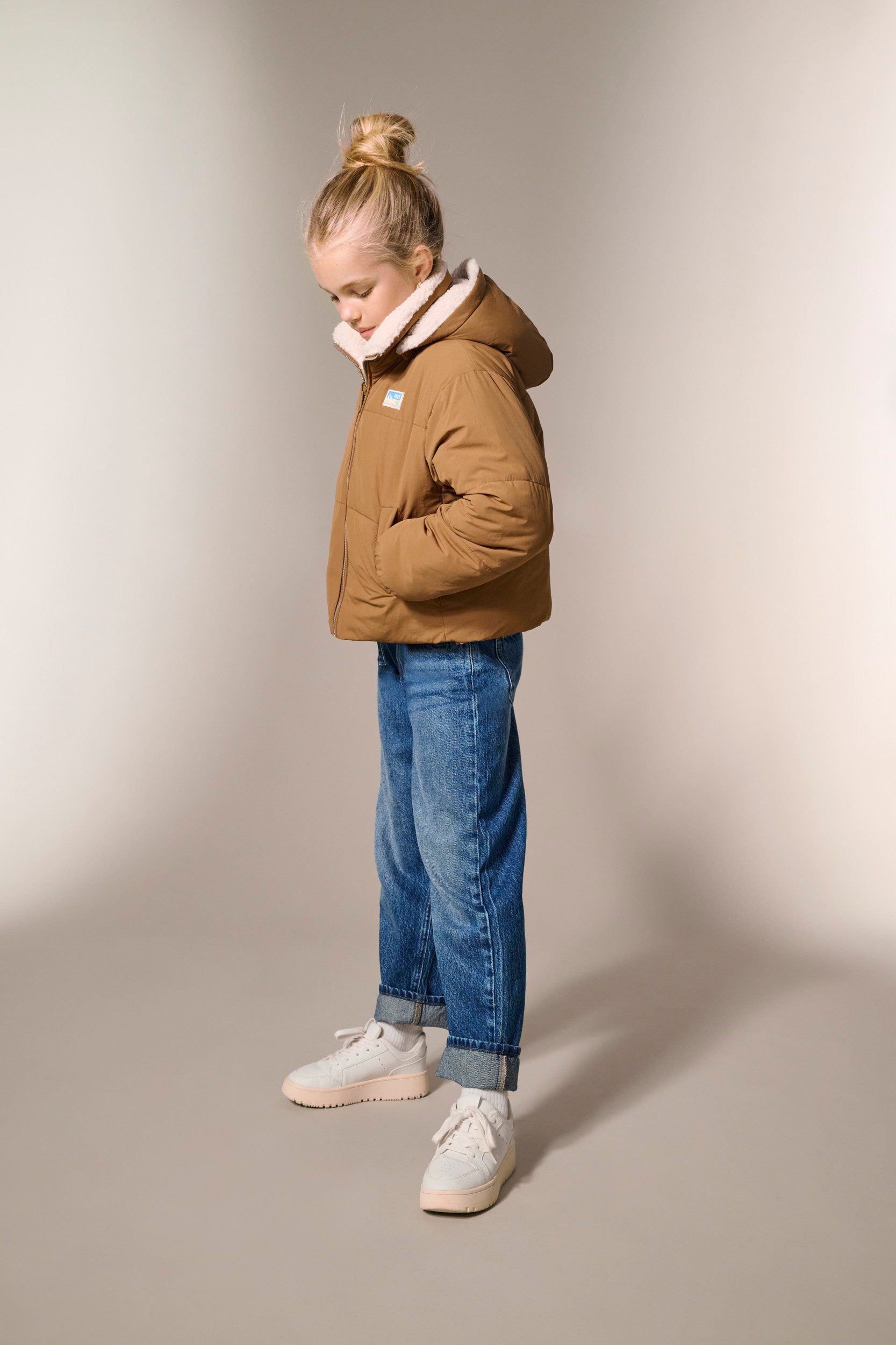 KIDS ONLY Wendejacke KOGMARIA REVERSIBLE PUFFER JACKET OTW als Plüschjacke oder Steppjacke tragbar – Bild 4 von 5