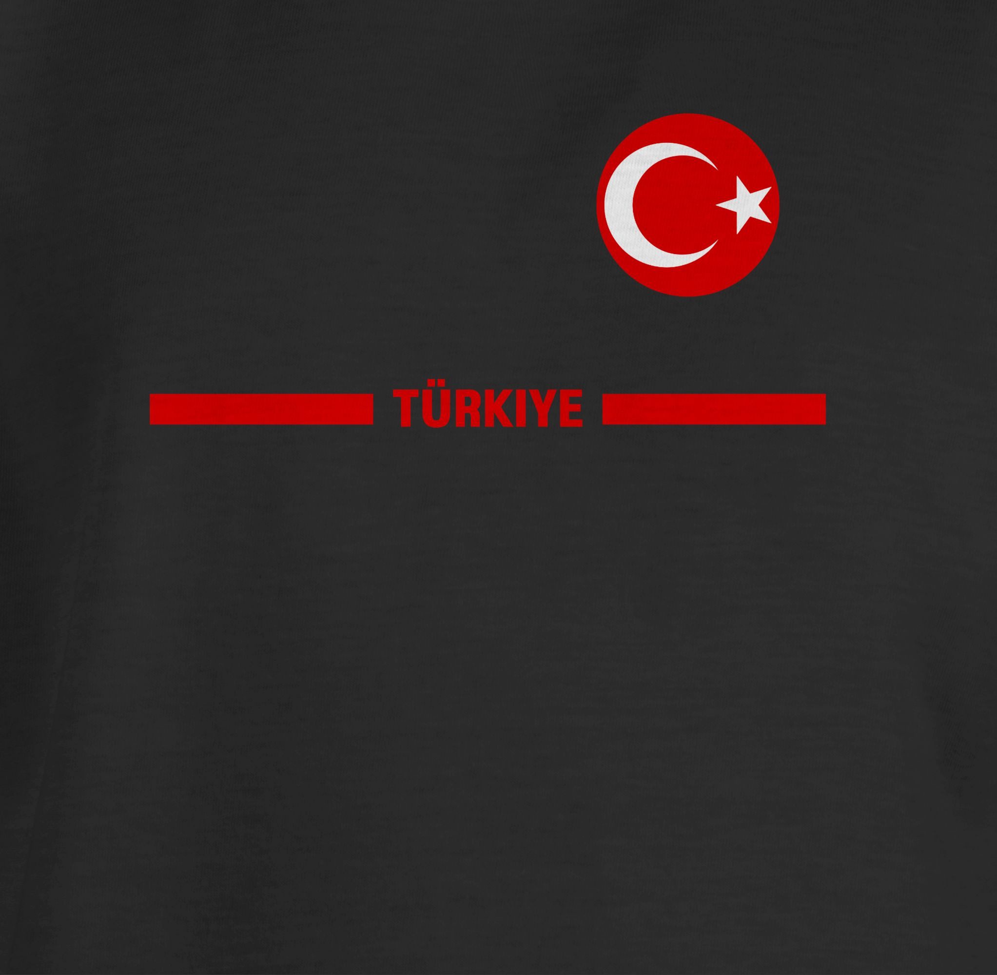 Shirtracer T-Shirt Türkei Trikot Wappen, Türkiye mit Stolz, Türkisches Fan-Motiv 2026 Fussball WM Fanartikel