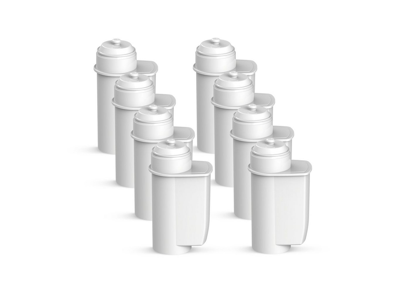 Comedes Wasserfilter 8er Set passend für Siemens EQ Serie, Bosch Vero Series, Zubehör für einsetzbar statt Siemens TZ70003, TZ70033, Bosch TCZ7003, 12008246 467873, einsetzbar statt BRITA Intenza TZ70003, 1016723 575491
