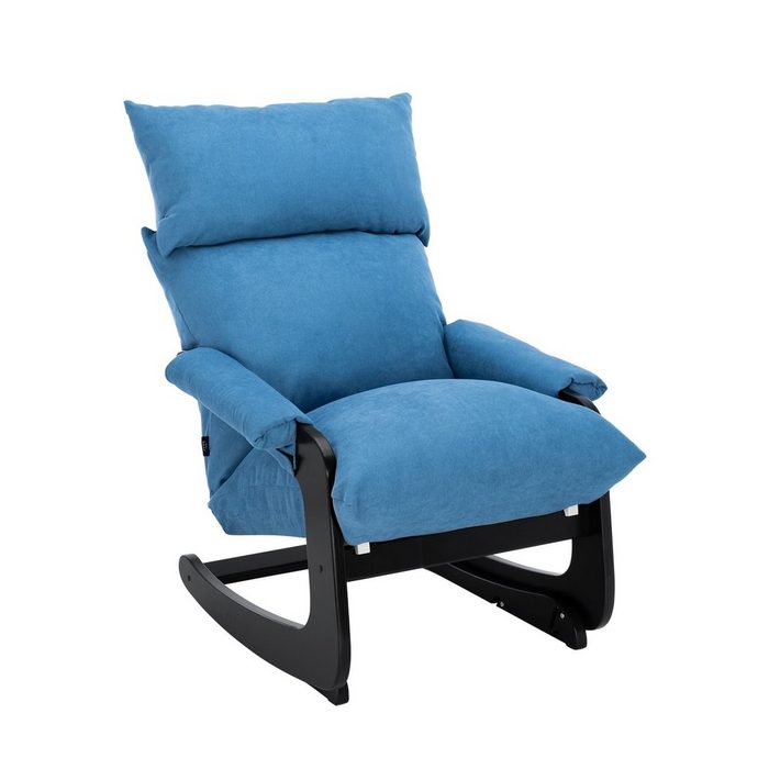 HYPE Chairs Freischwinger HYPE Chairs Ruhesessel Oxford blau Wenge Transformer