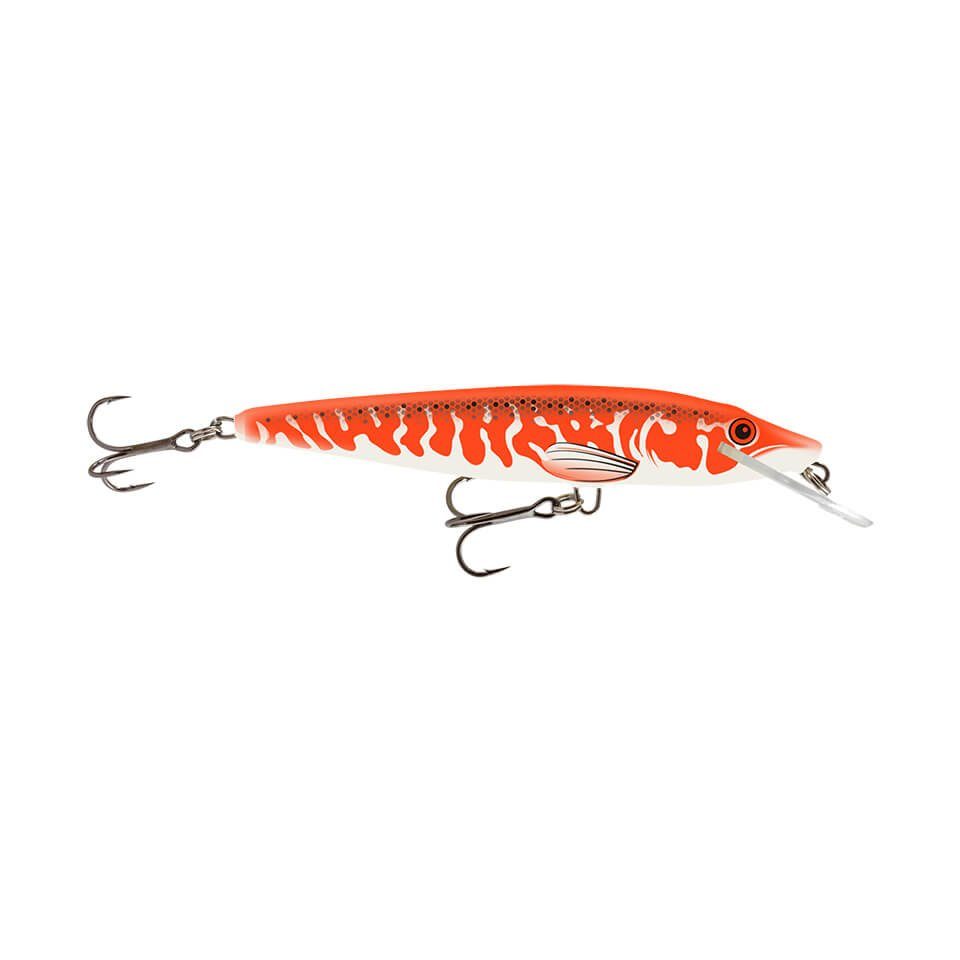 Salmo Kunstköder Salmo Pike Wobbler Twitchbait schwimmend Albino Pike, (1-St)