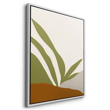 DOTCOMCANVAS® Leinwandbild Tropical Day No. 01, Leinwandbild Tropical Day No. 01 orange weiß Wandbild Kunstdruck