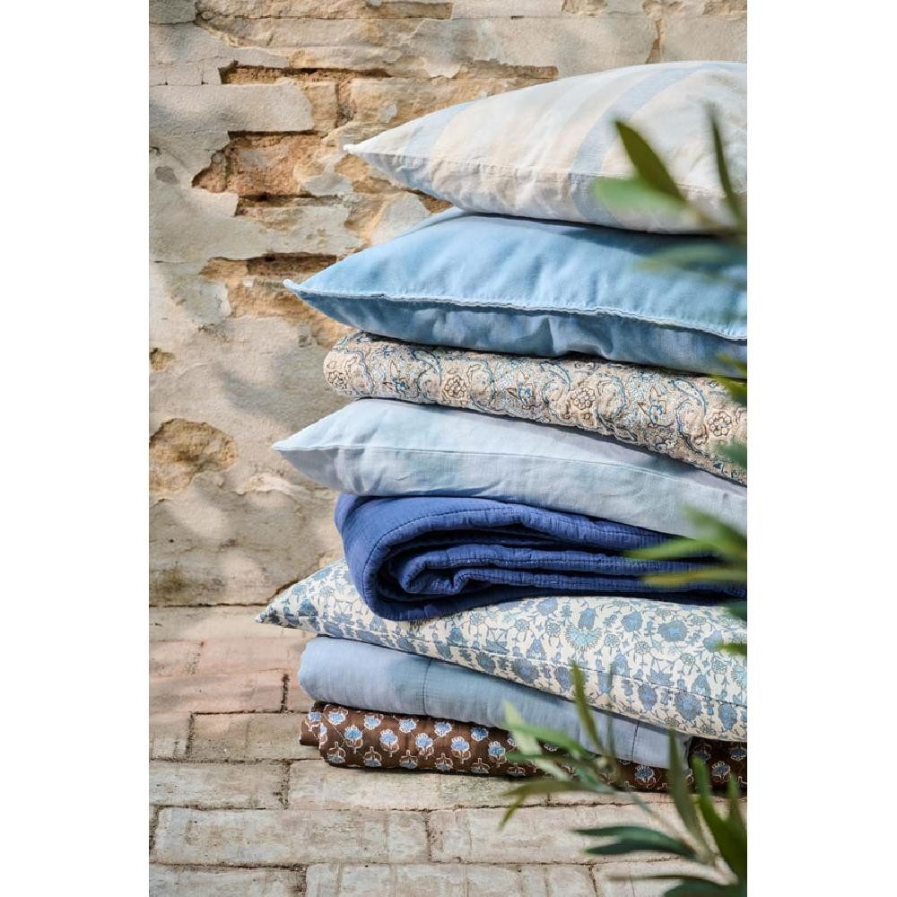 Wohndecke Ib Laursen Tagesdecke Quilt Vintage Indigo (130x180cm), Ib Laursen