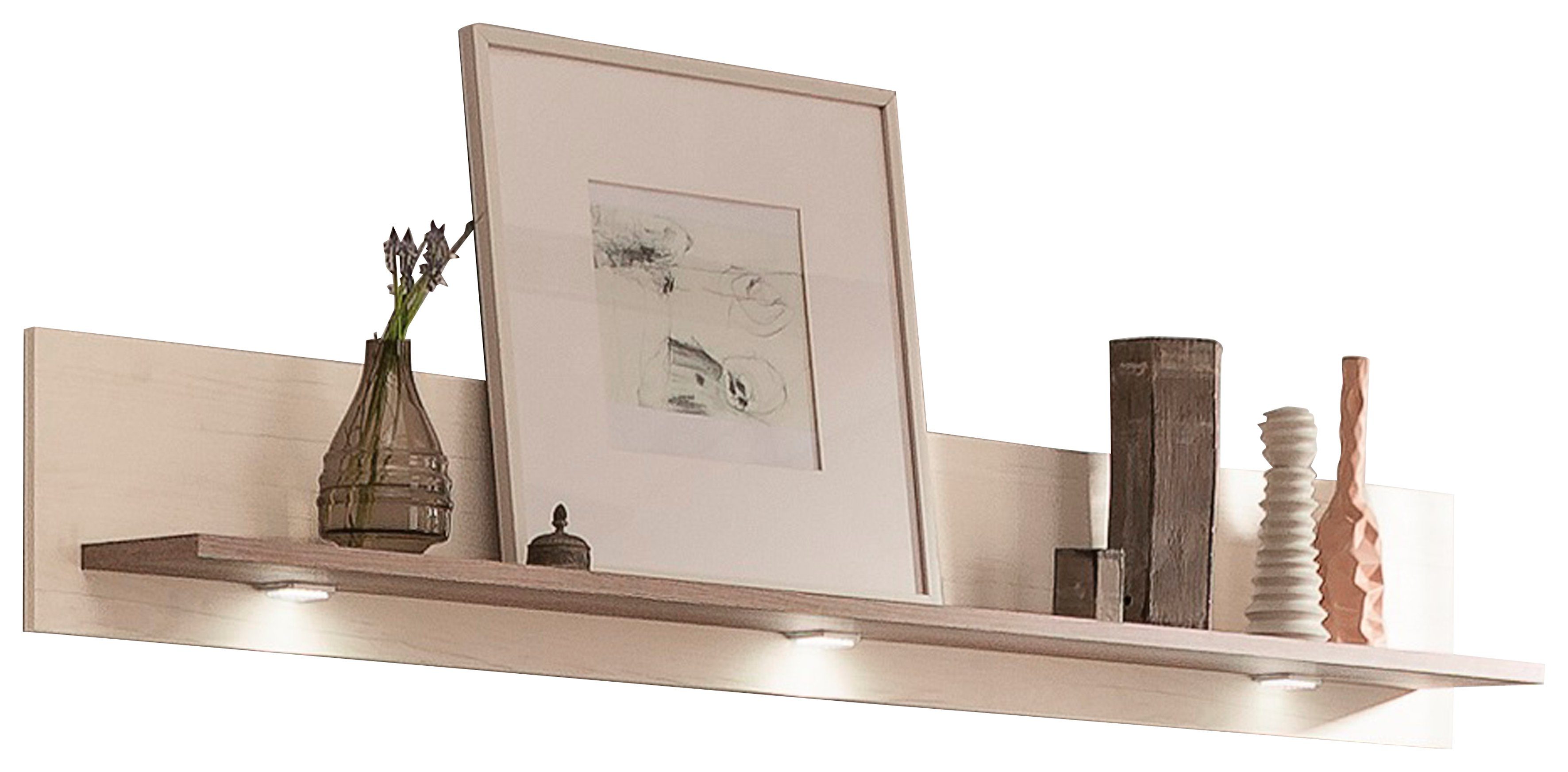 set one by Musterring Wandregal York, in drei Größen und Farben, Beleuchtun günstig online kaufen