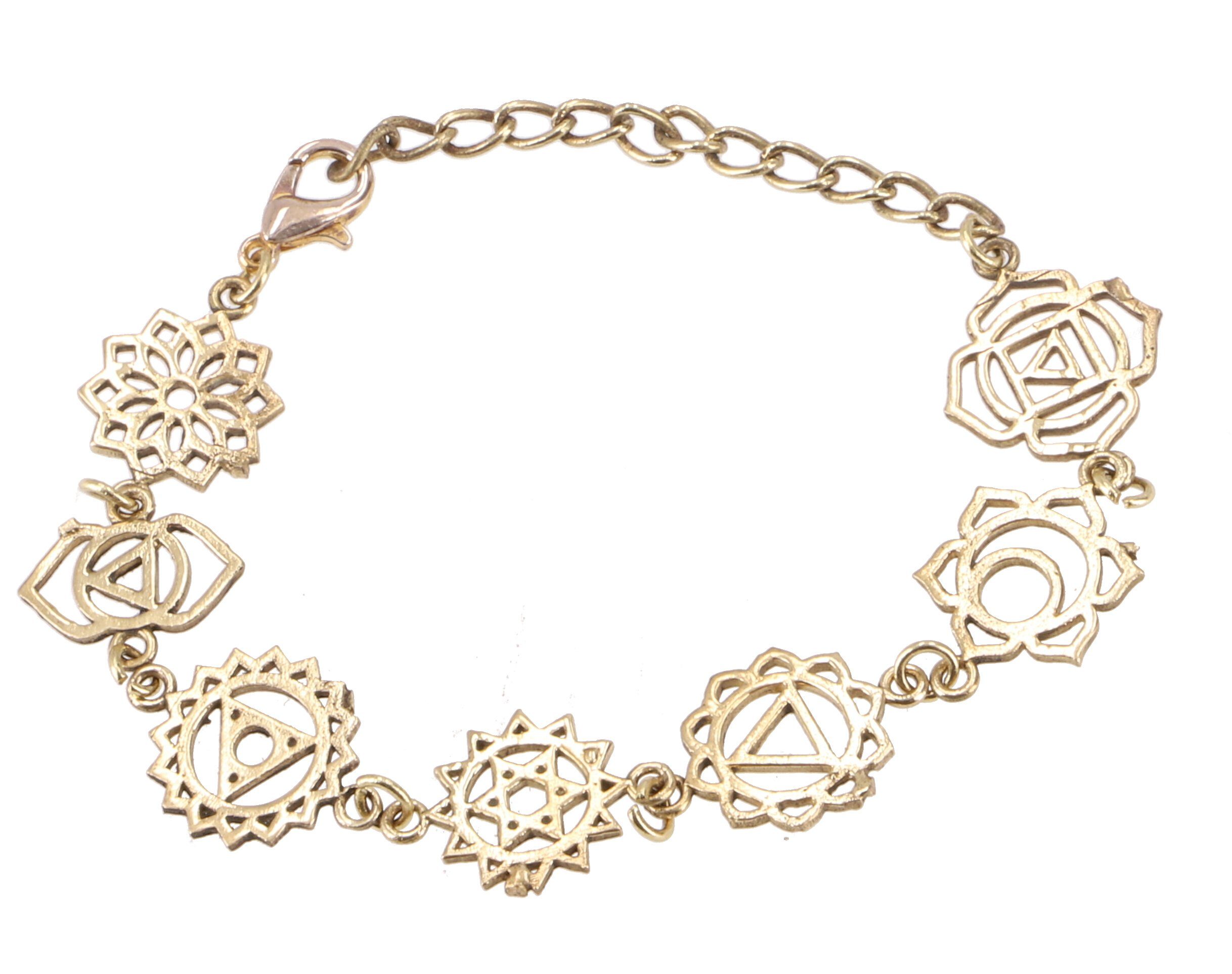 Guru-Shop Armreif Chakra-Armband, Yoga Armschmuck - gold günstig online kaufen