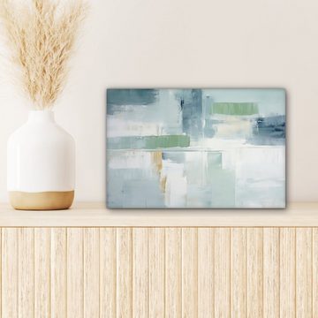 OneMillionCanvasses® Leinwandbild Farbe - Moderne Kunst - Abstrakt - Grau, (1 St), Wandbild Leinwandbilder, Aufhängefertig, Wanddeko, 30x20 cm