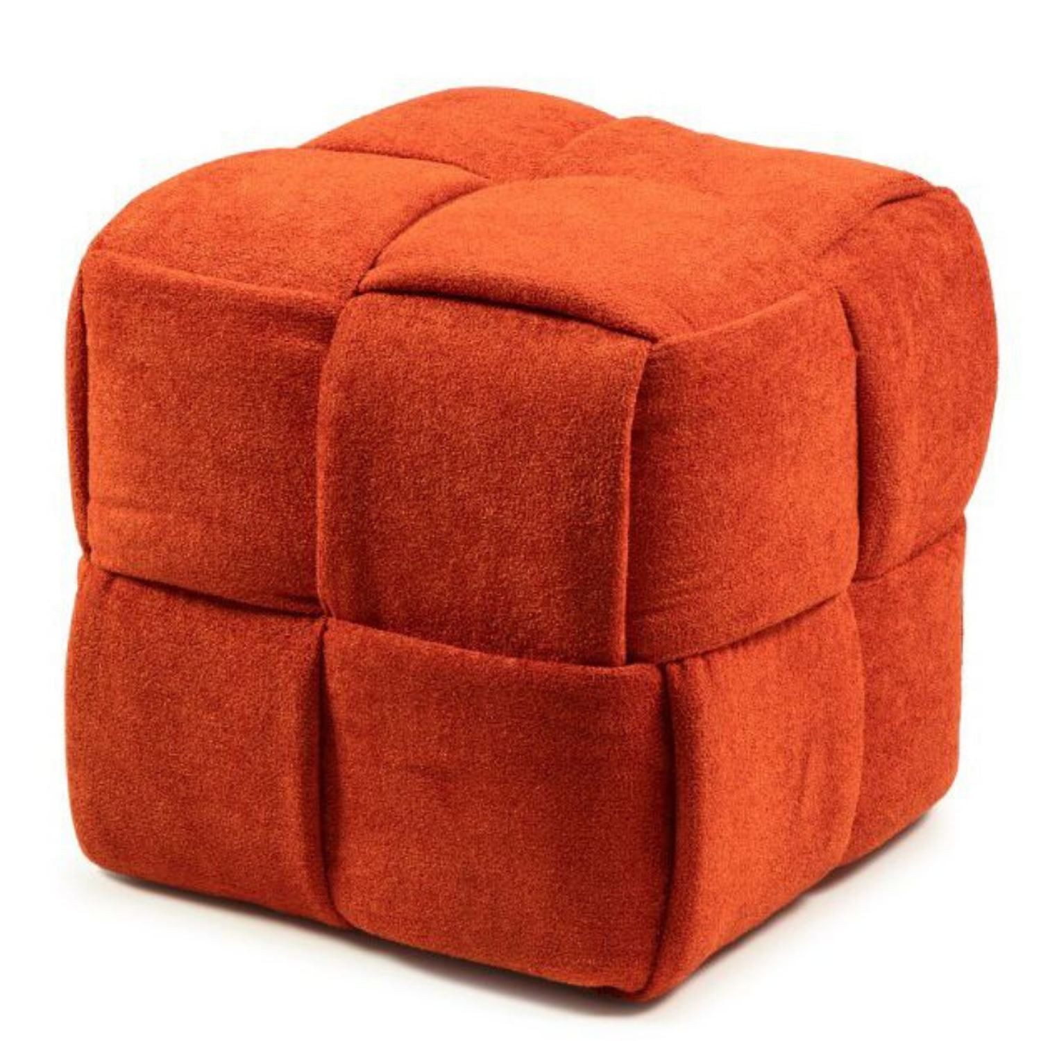 Skye Decor Pouf Knitting (1-St), Bouclé Polsterpouf