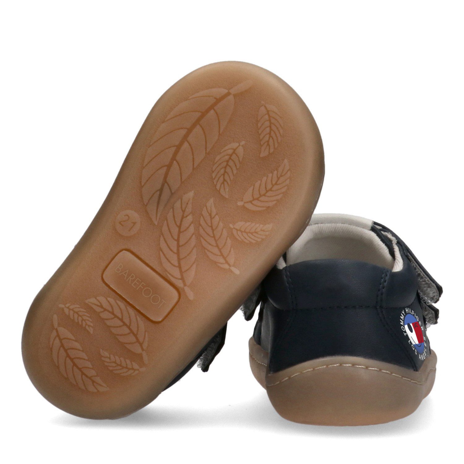 Tommy Hilfiger Lauflernschuh Barfußschuh, Halbschuh, Klettschuh mit Logoschriftzug