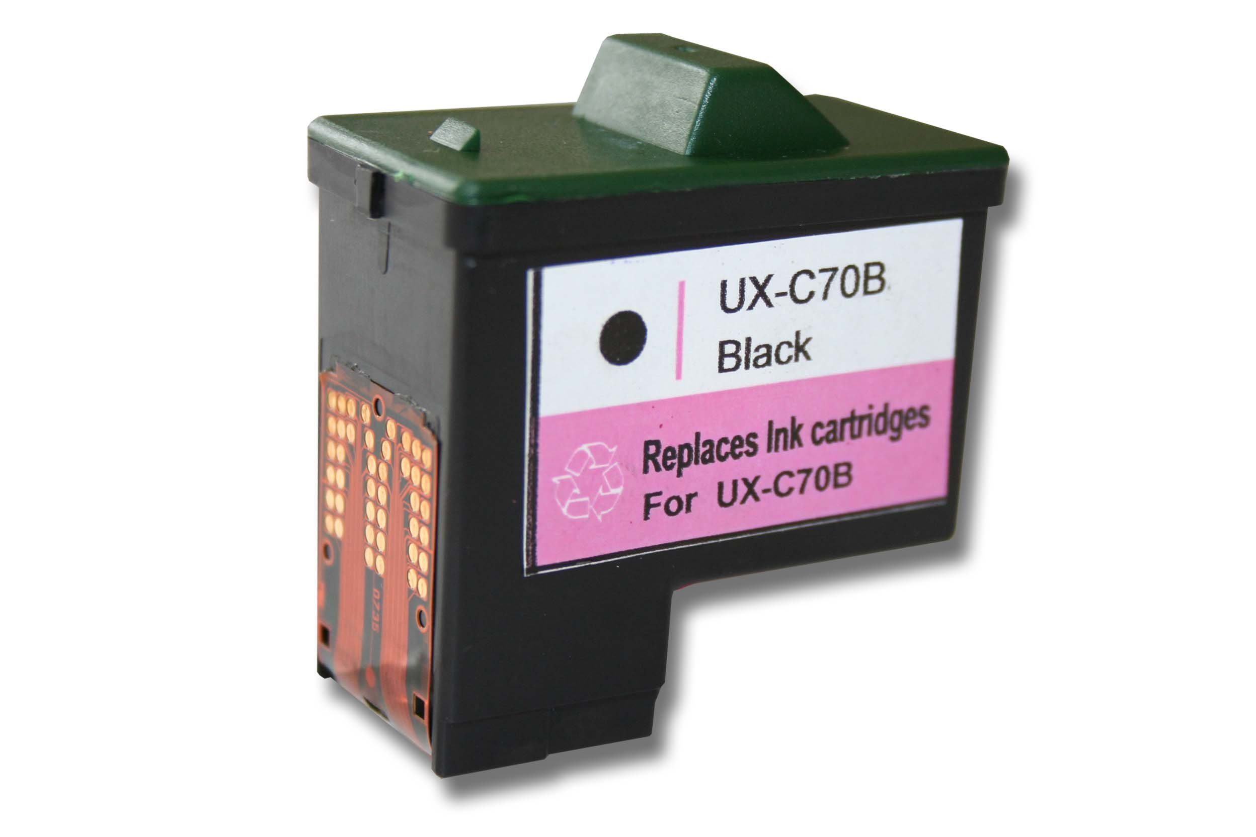 für UX-BA50RA, passend vhbw UX-BA50, UX-B35CN, Sharp UX-B700, Tintenpatrone UX-B35,